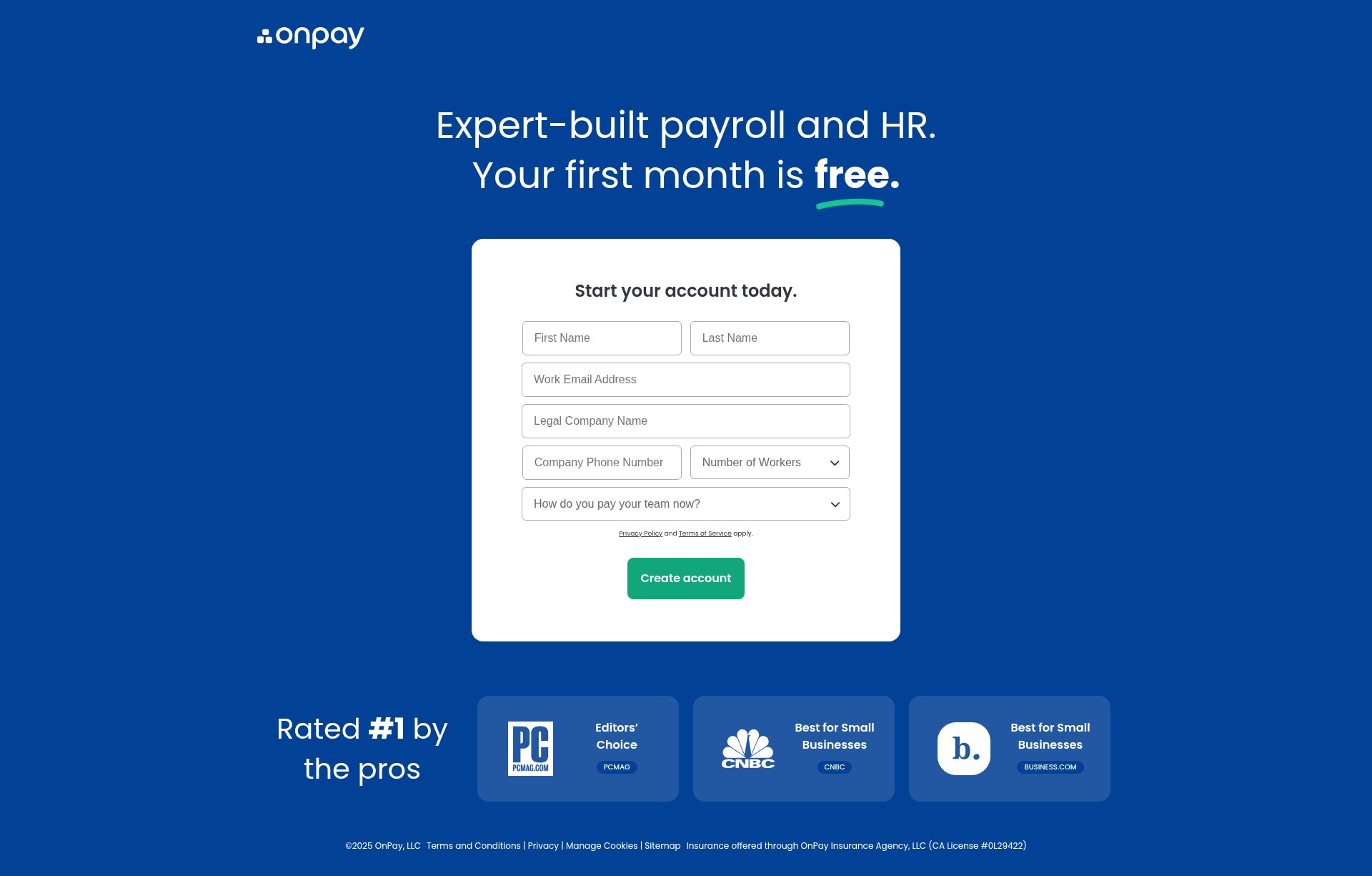 Landing Page