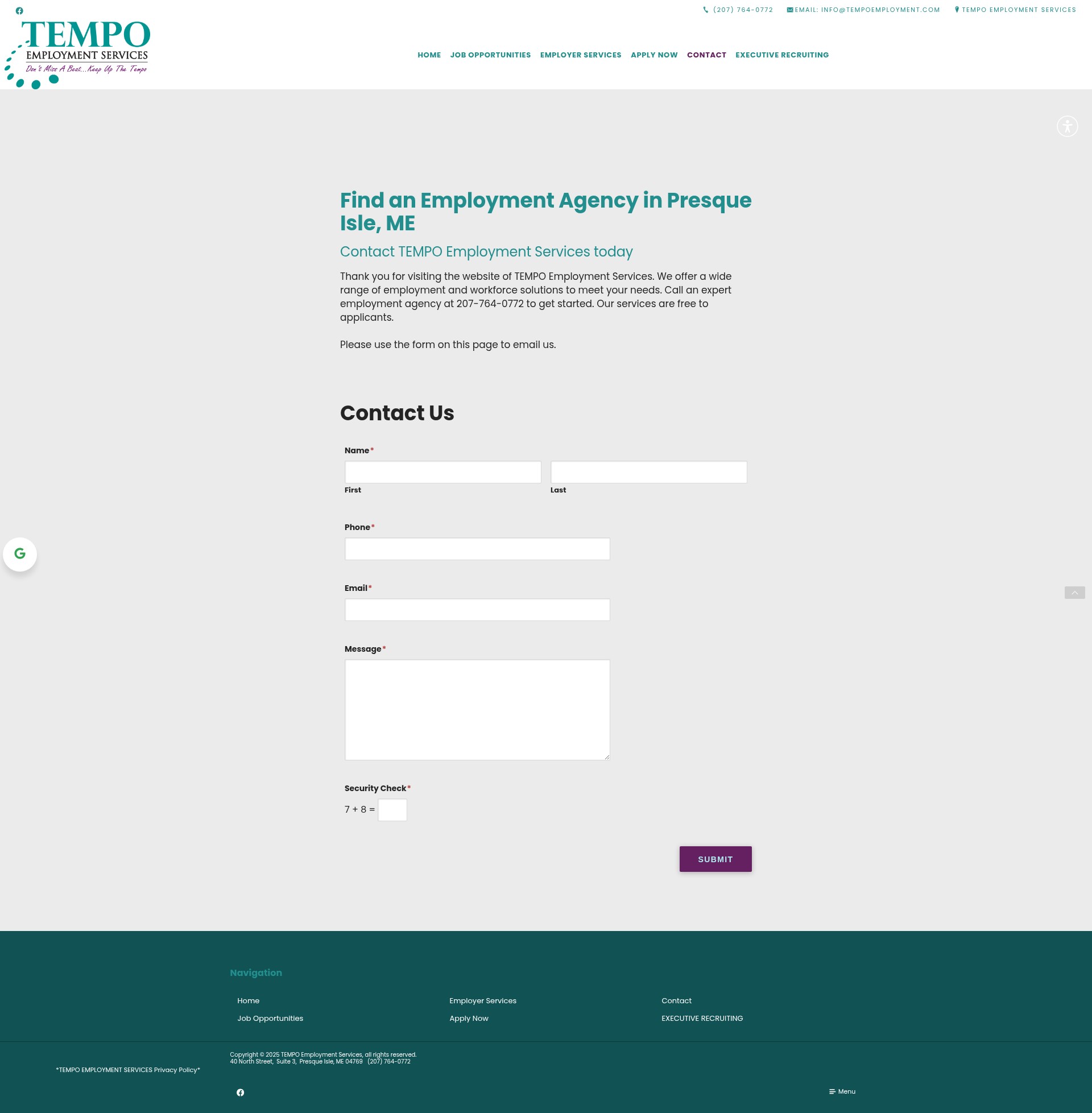 Landing Page