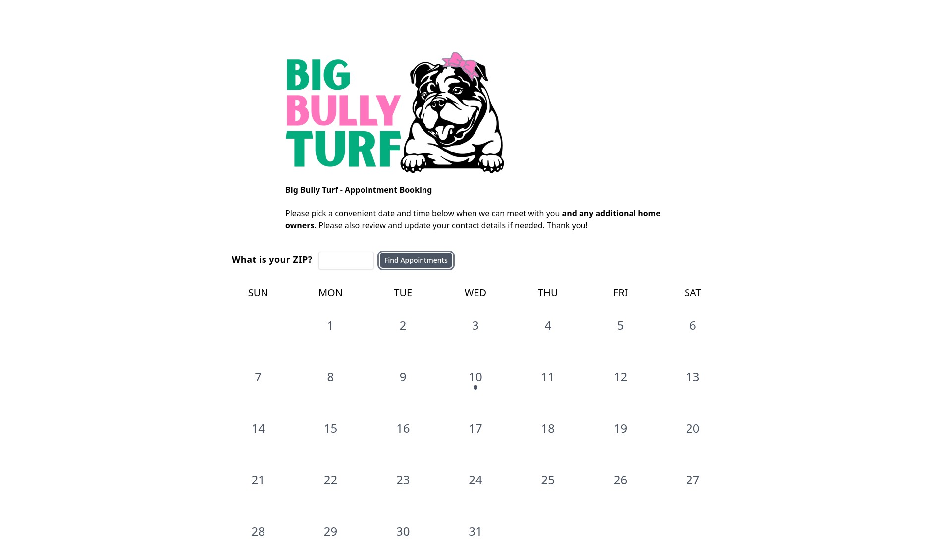 Landing Page