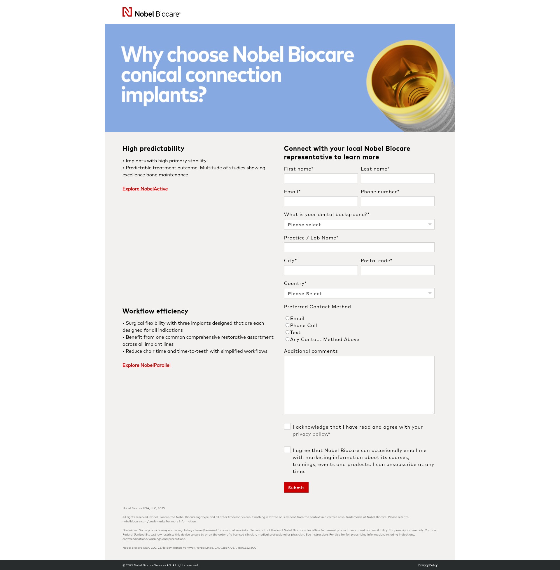 Landing Page
