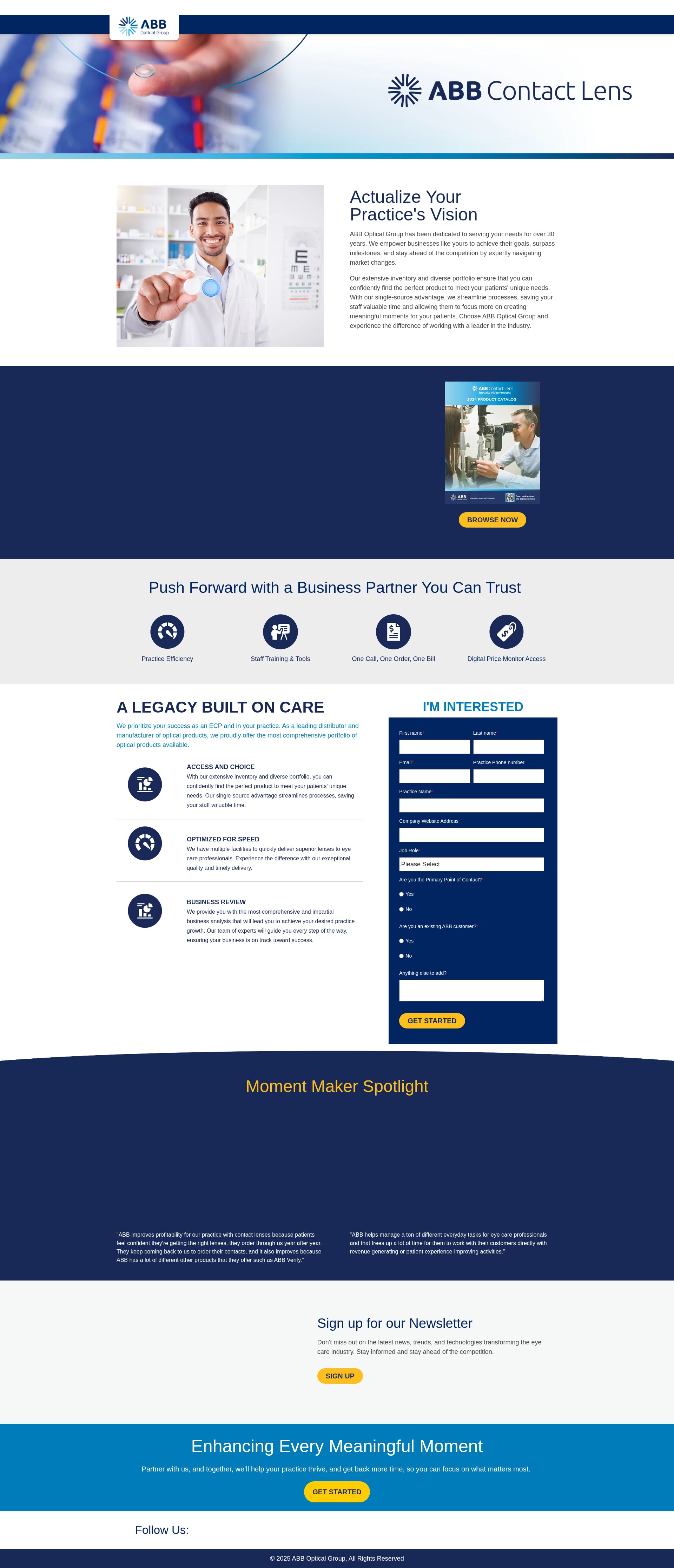 Landing Page