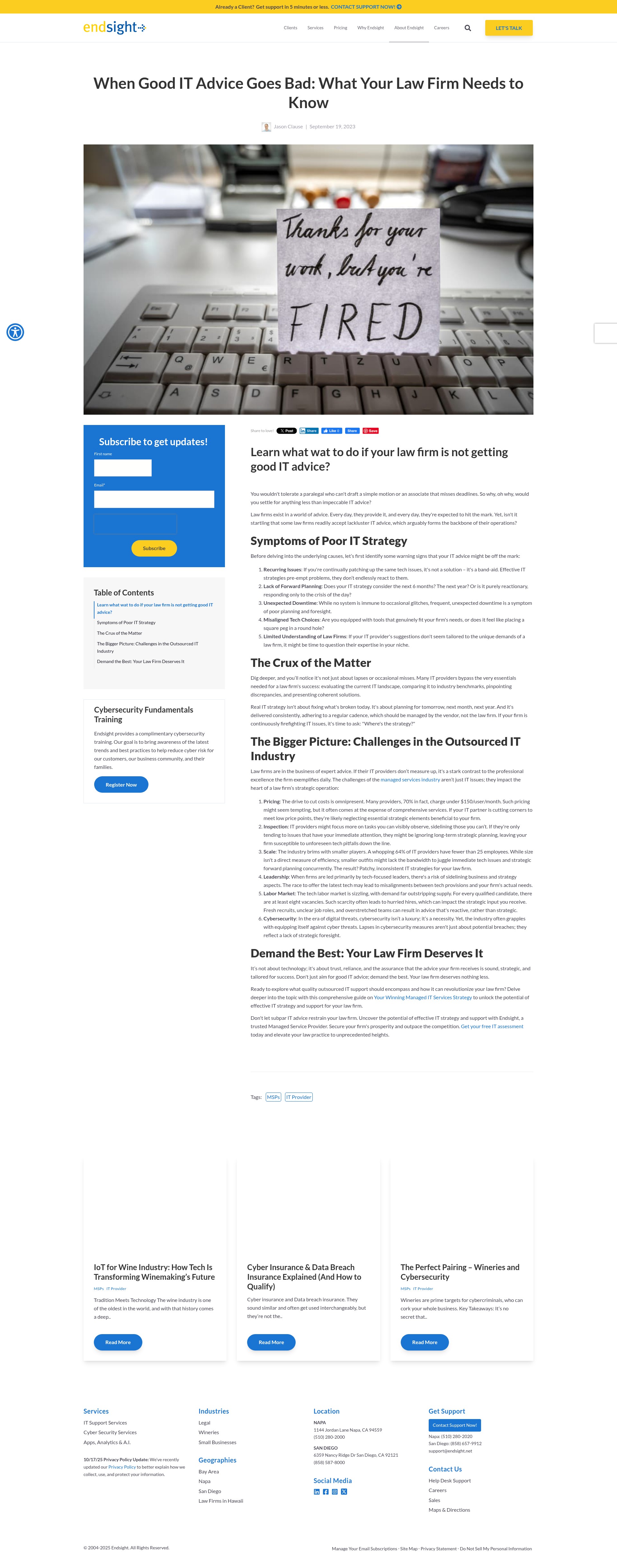 Landing Page