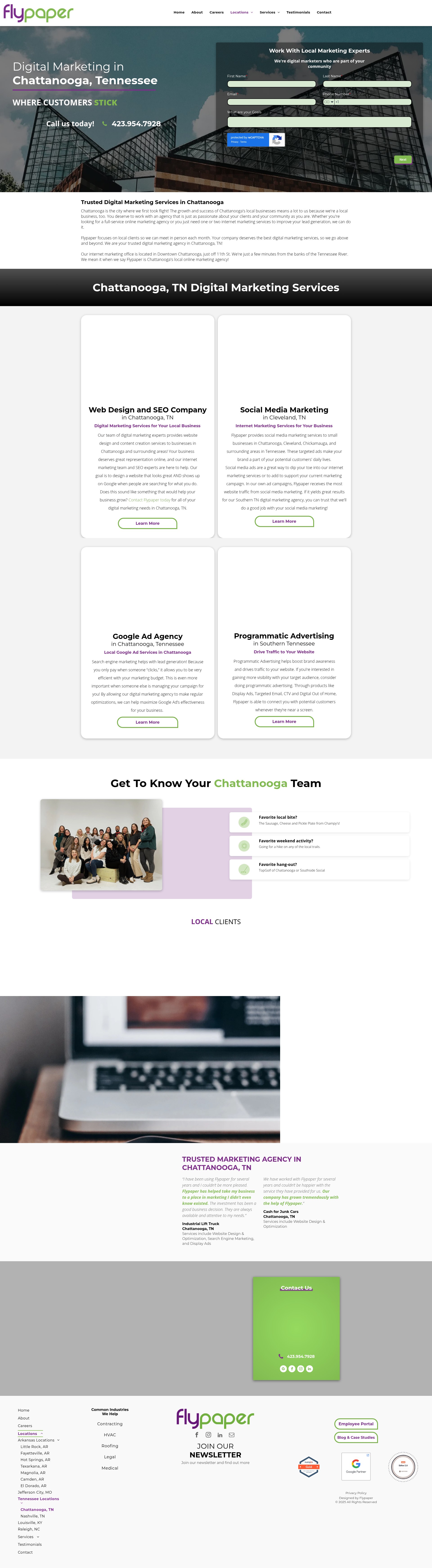 Landing Page