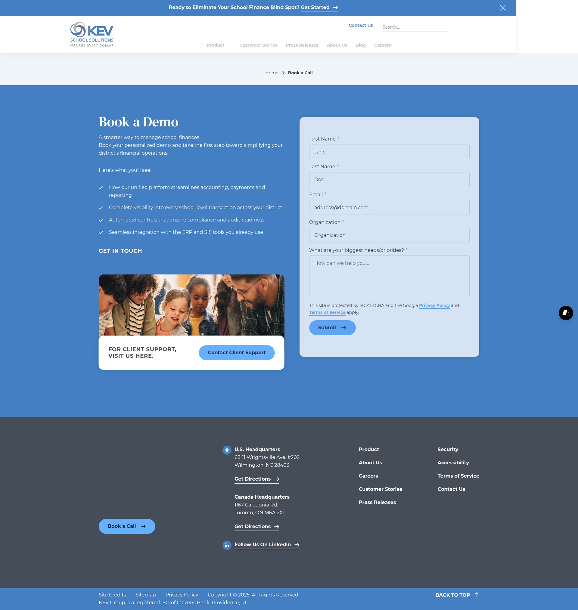 Landing Page