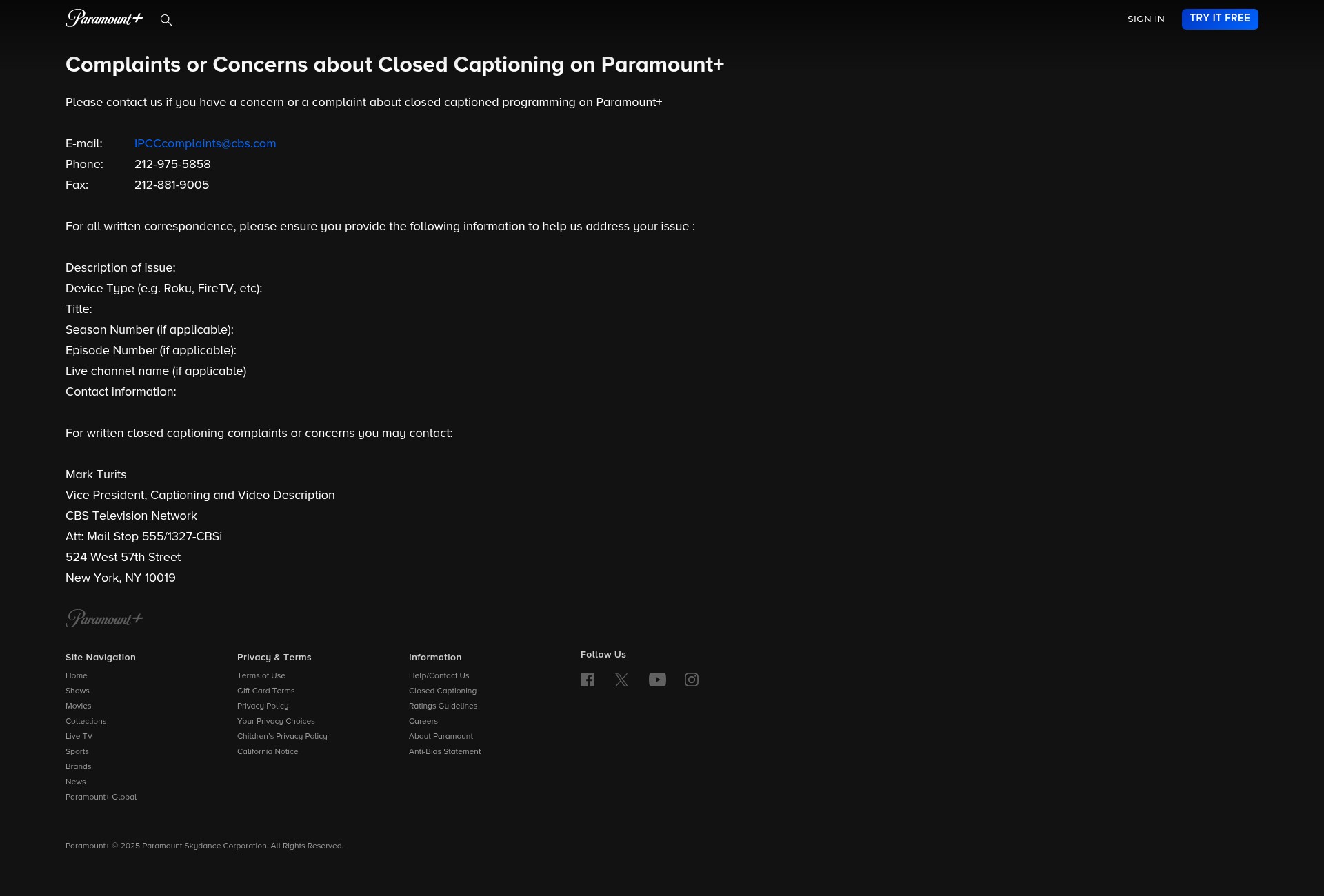 Landing Page