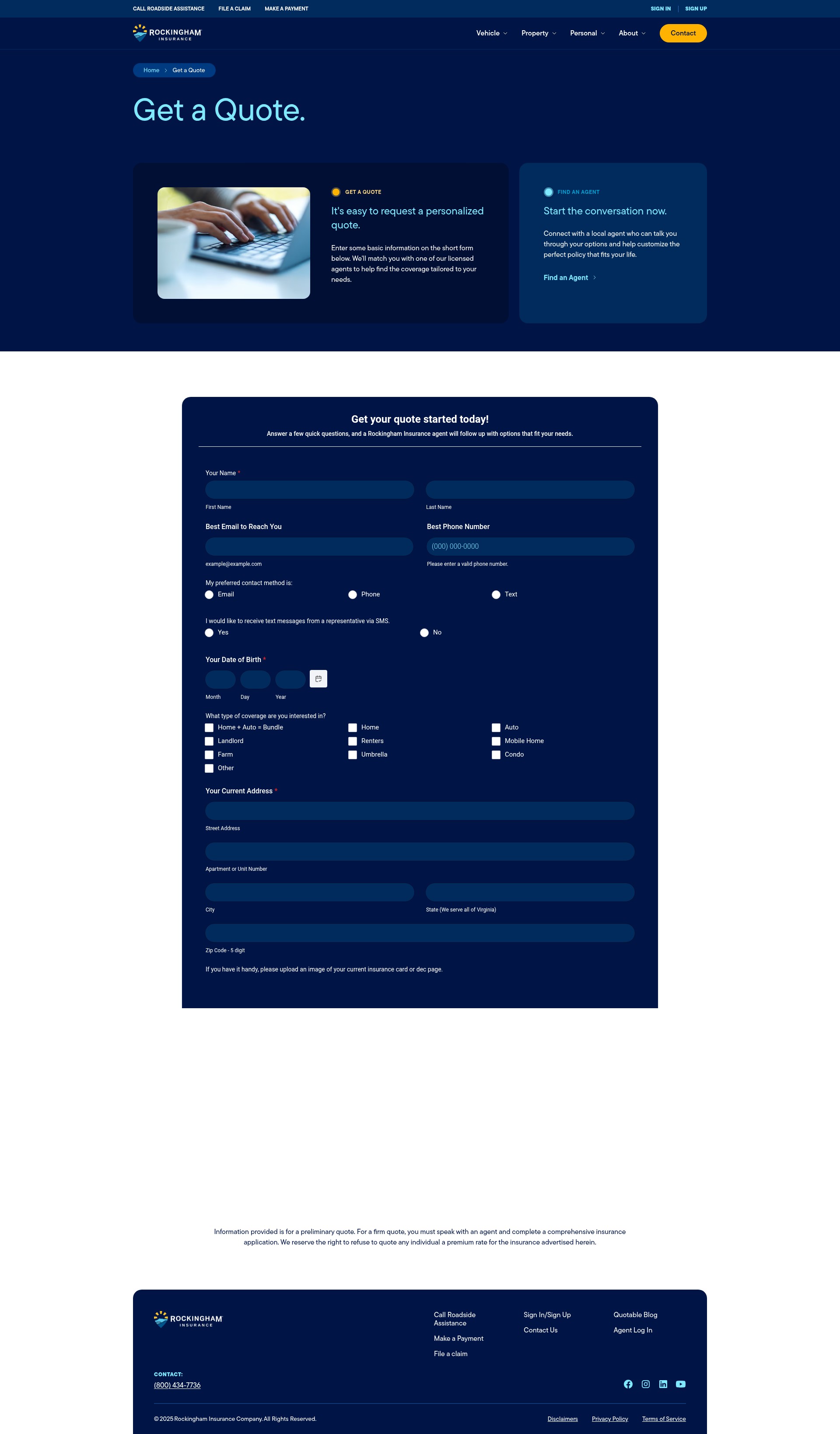 Landing Page