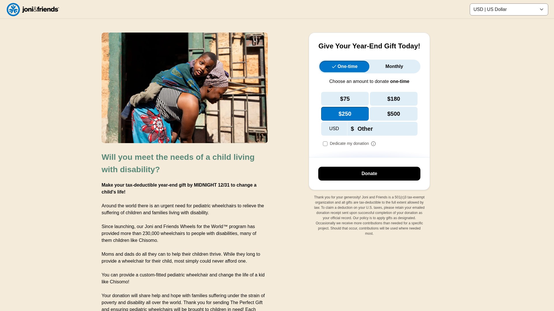Landing Page