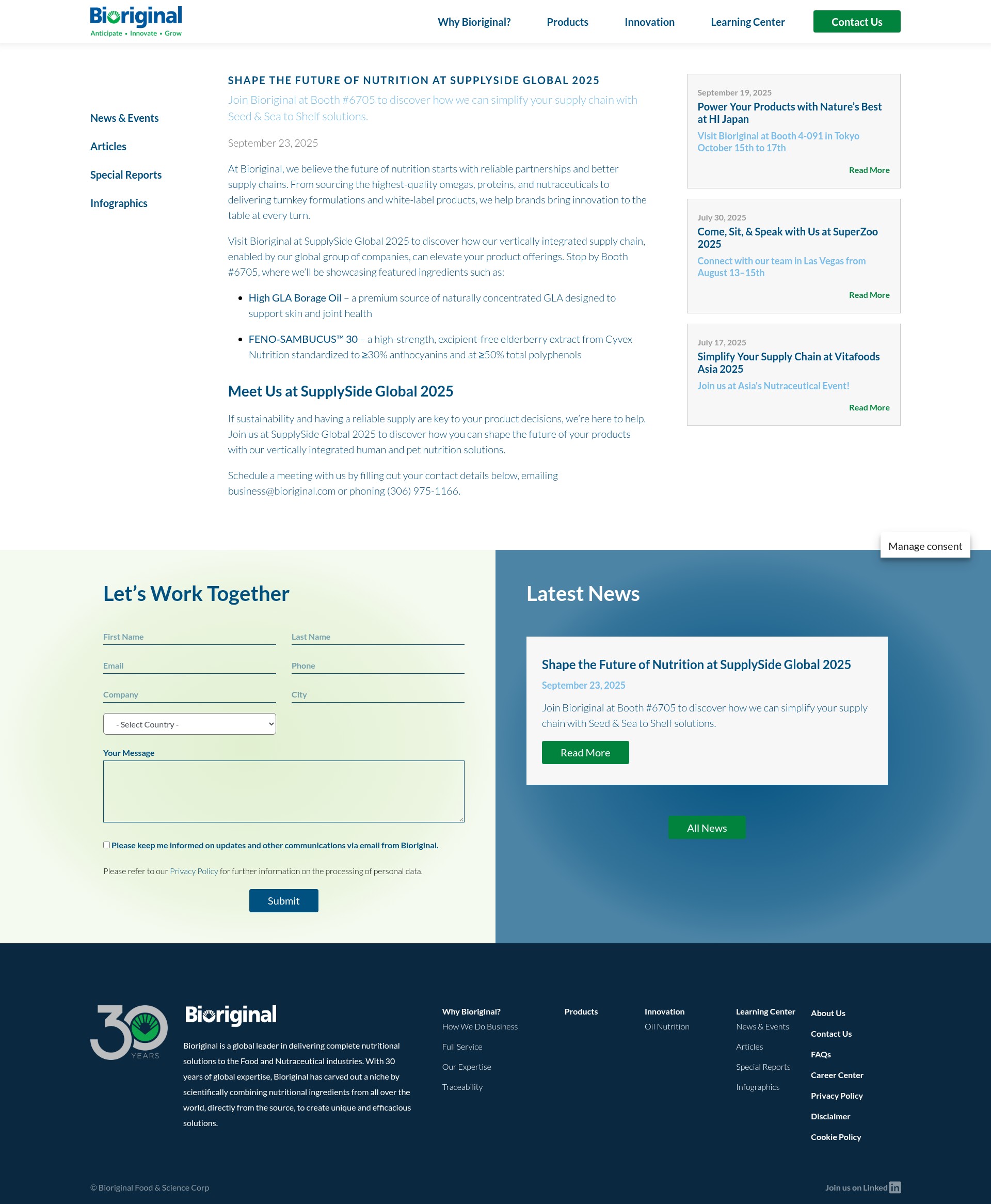 Landing Page