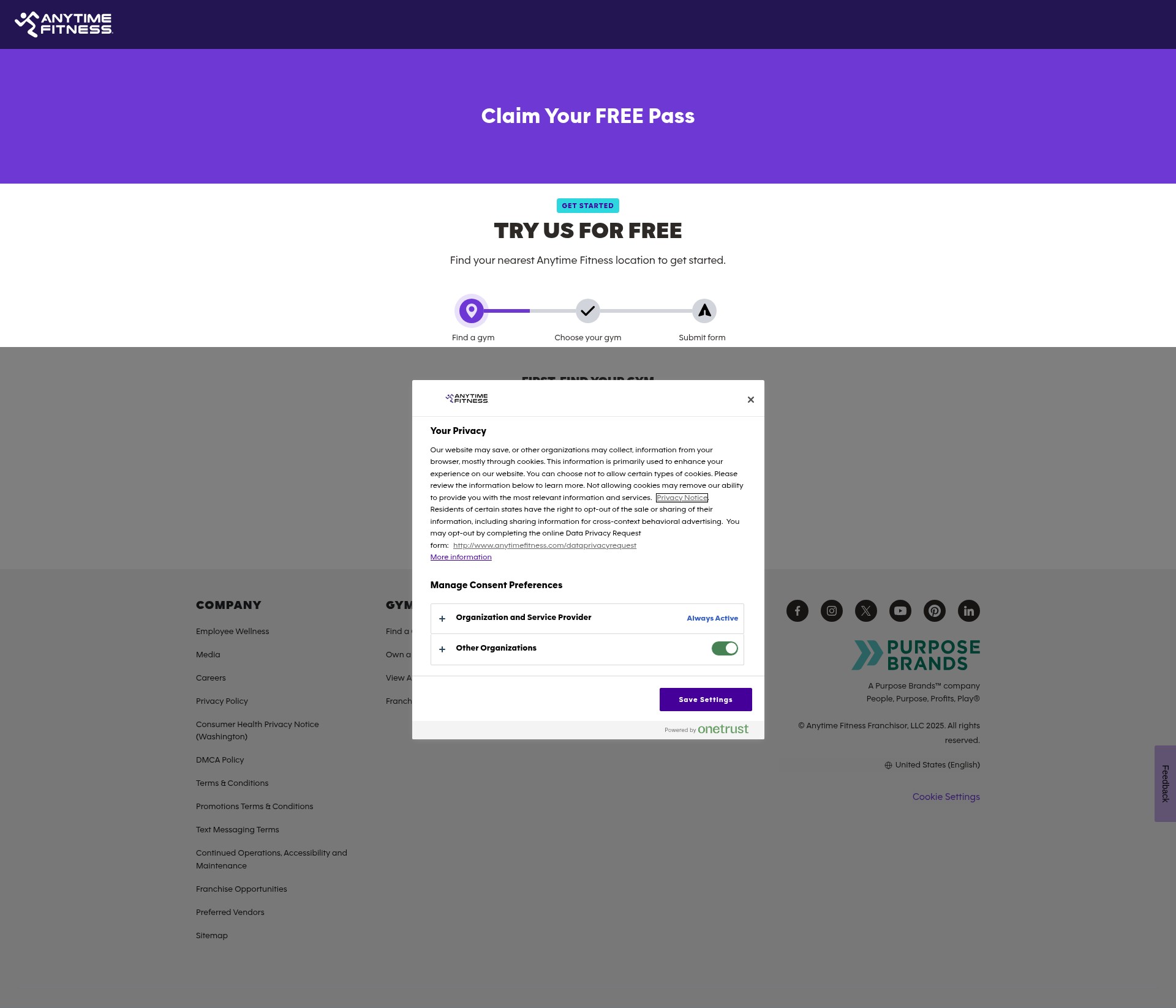 Landing Page