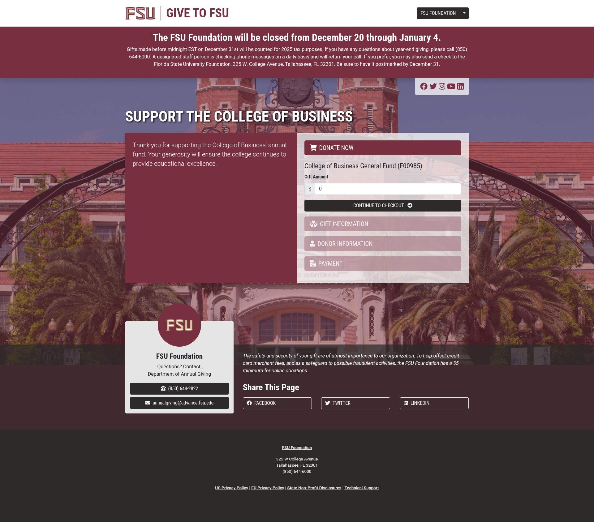 Landing Page