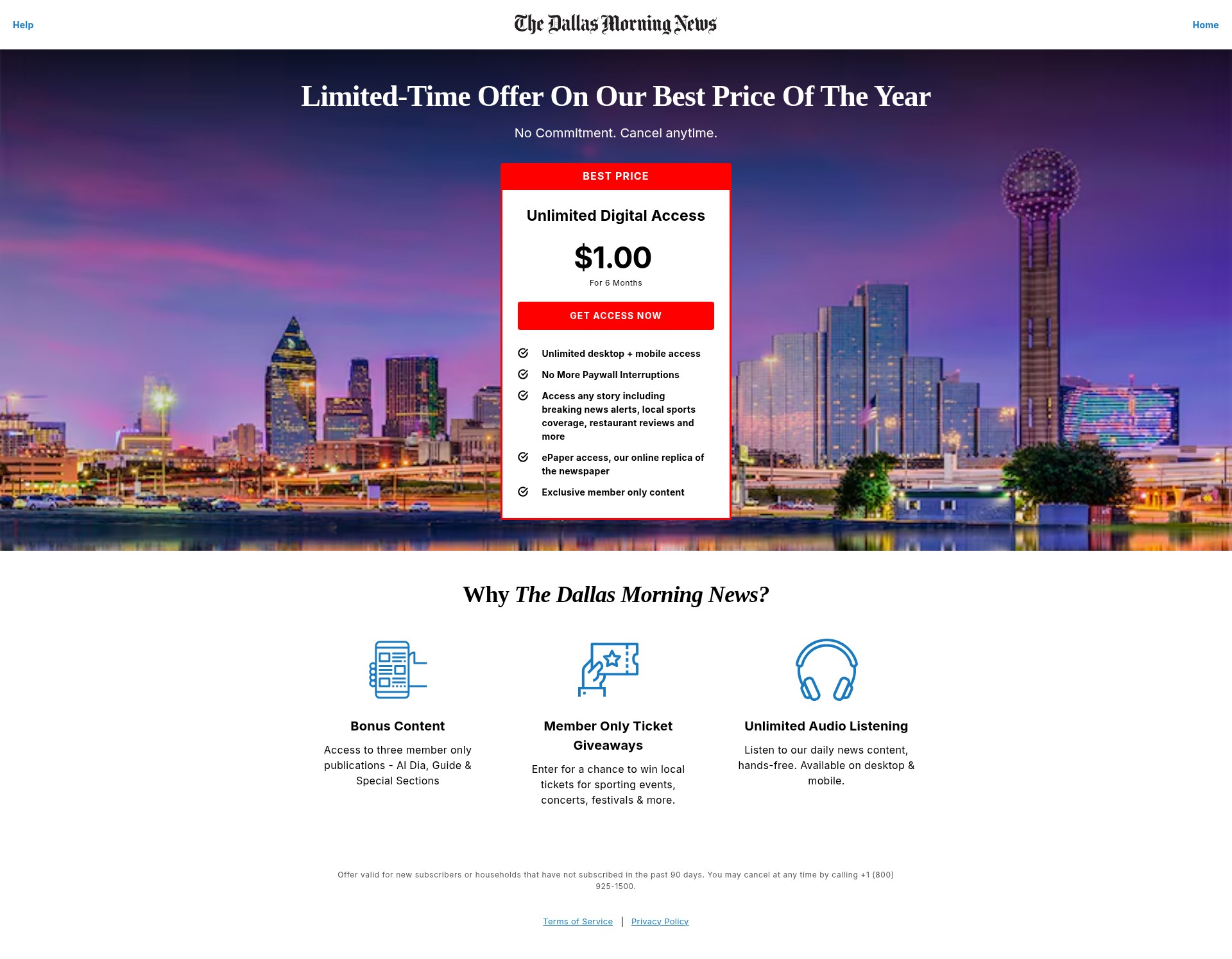 Landing Page