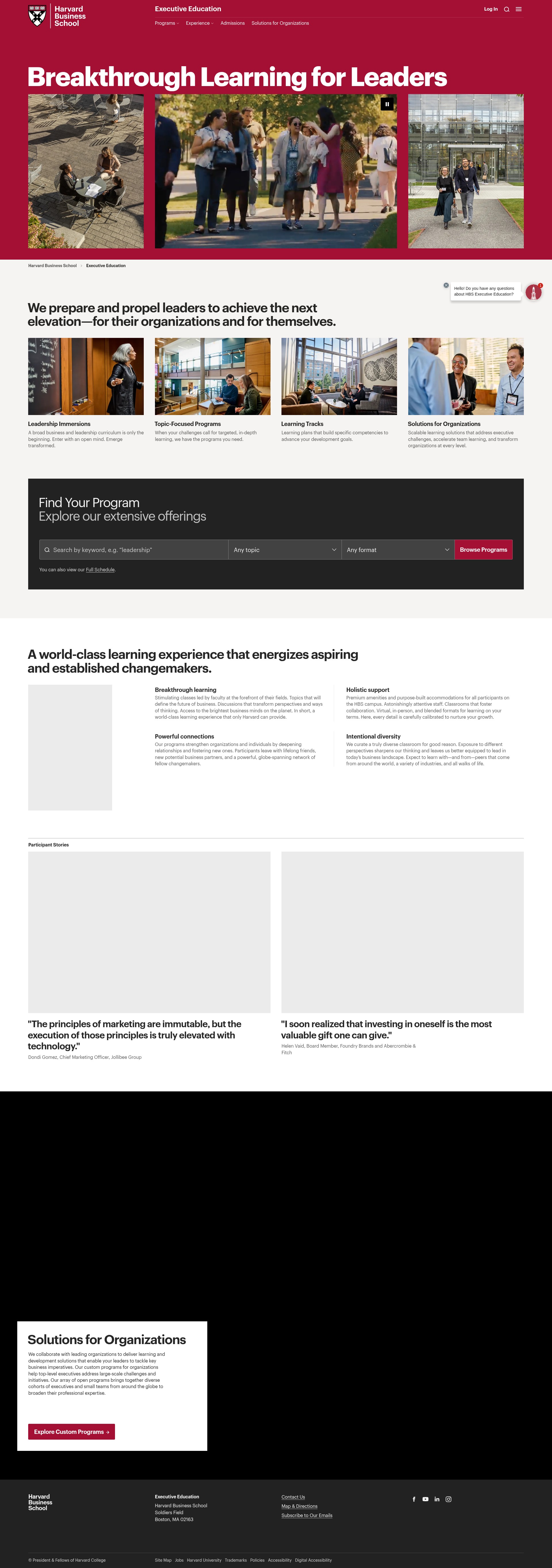 Landing Page