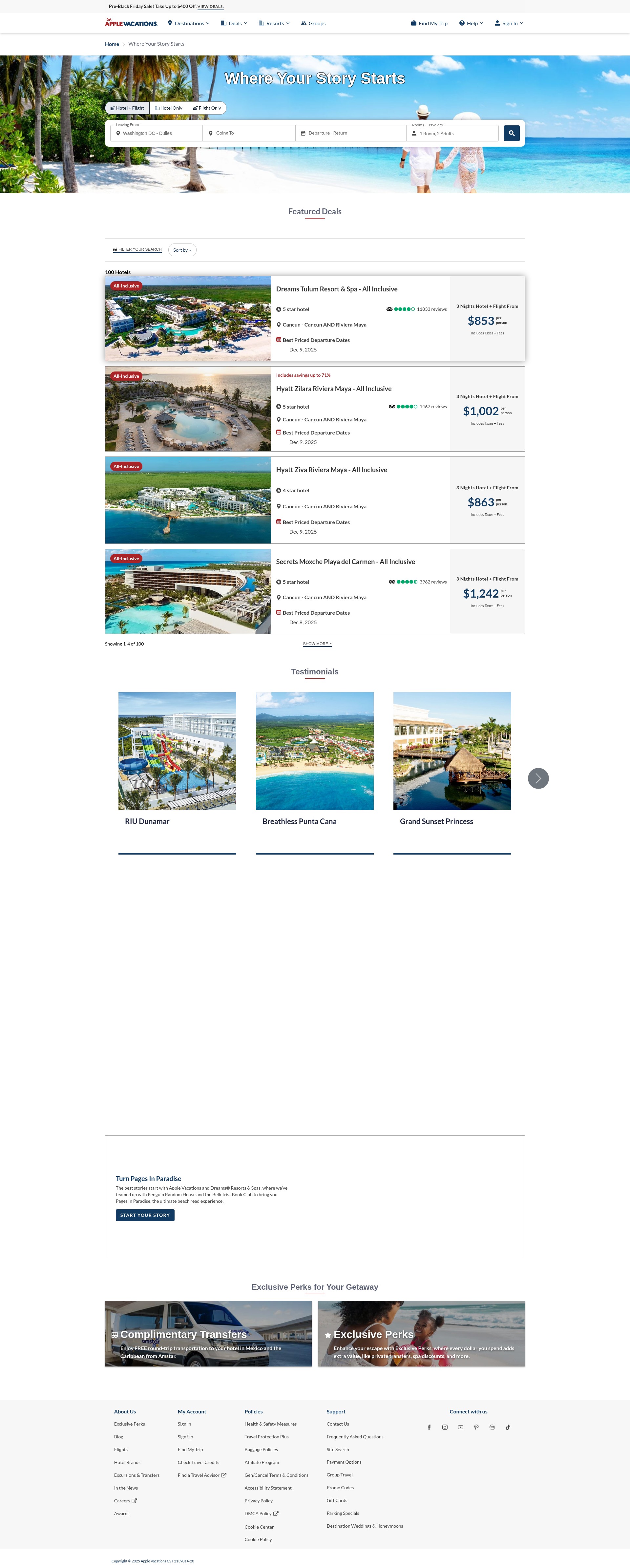 Landing Page