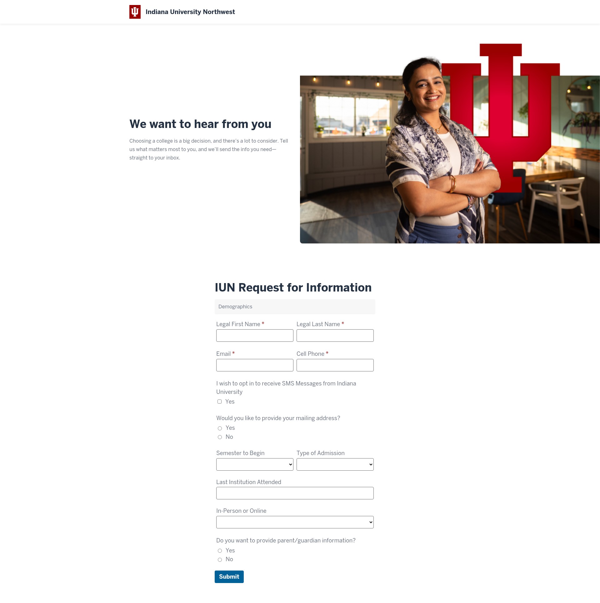 Landing Page
