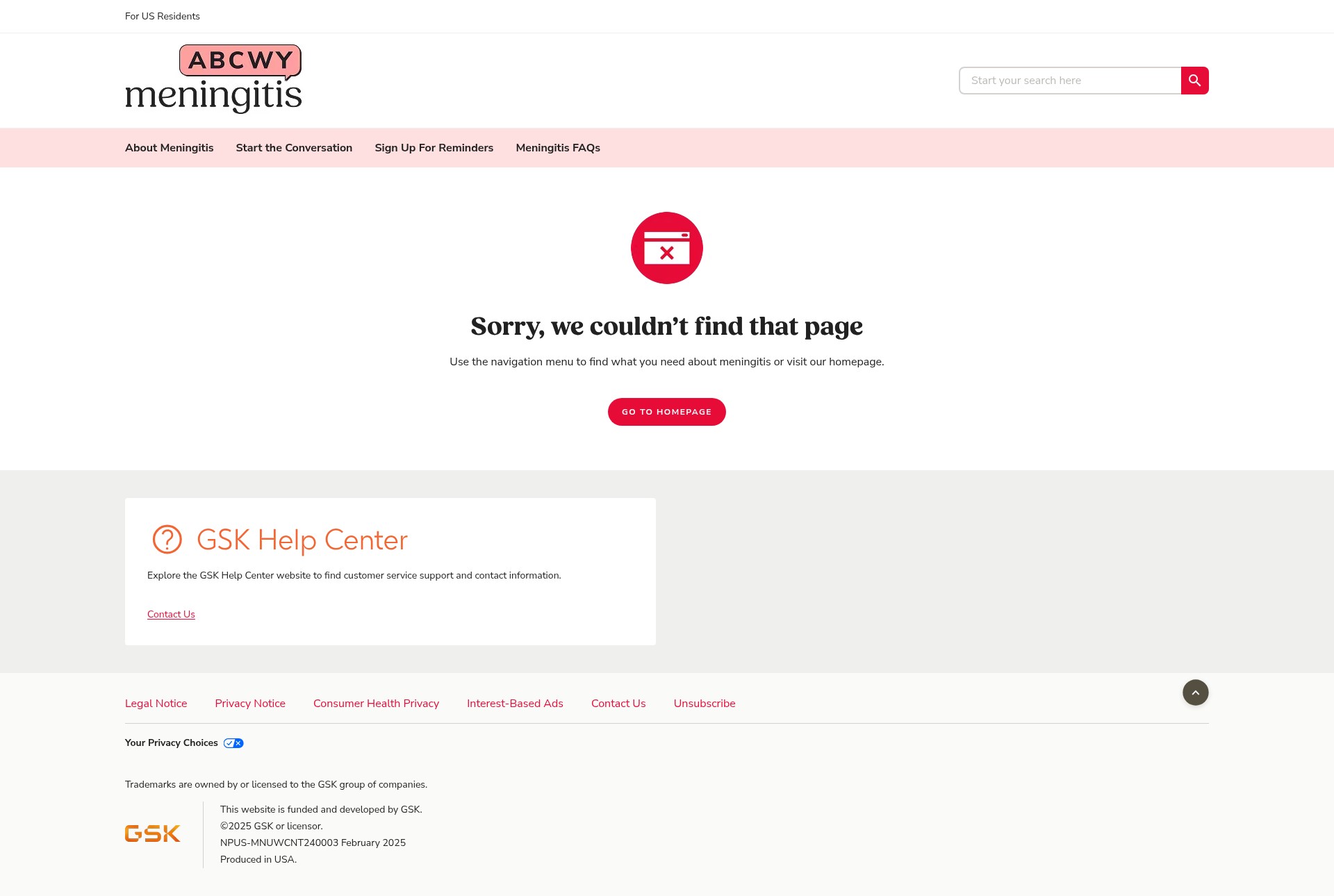 Landing Page