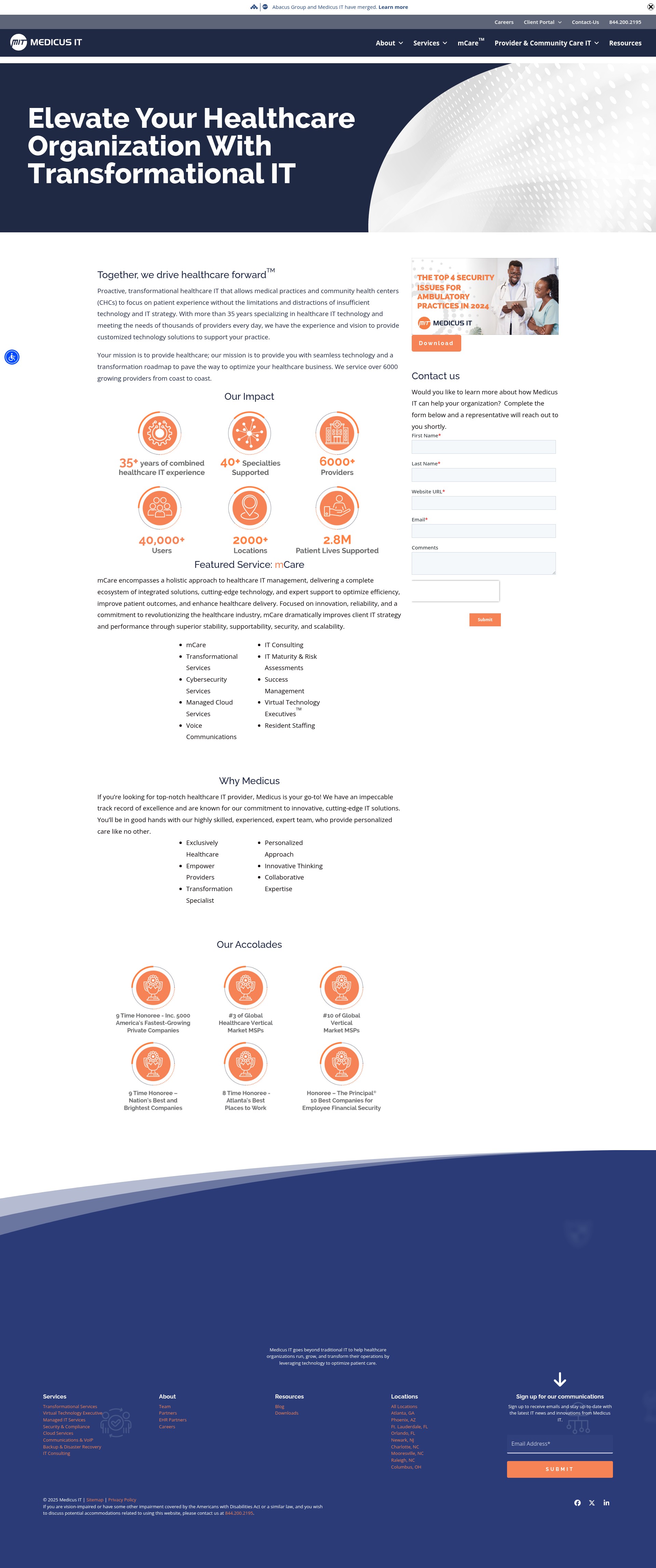 Landing Page
