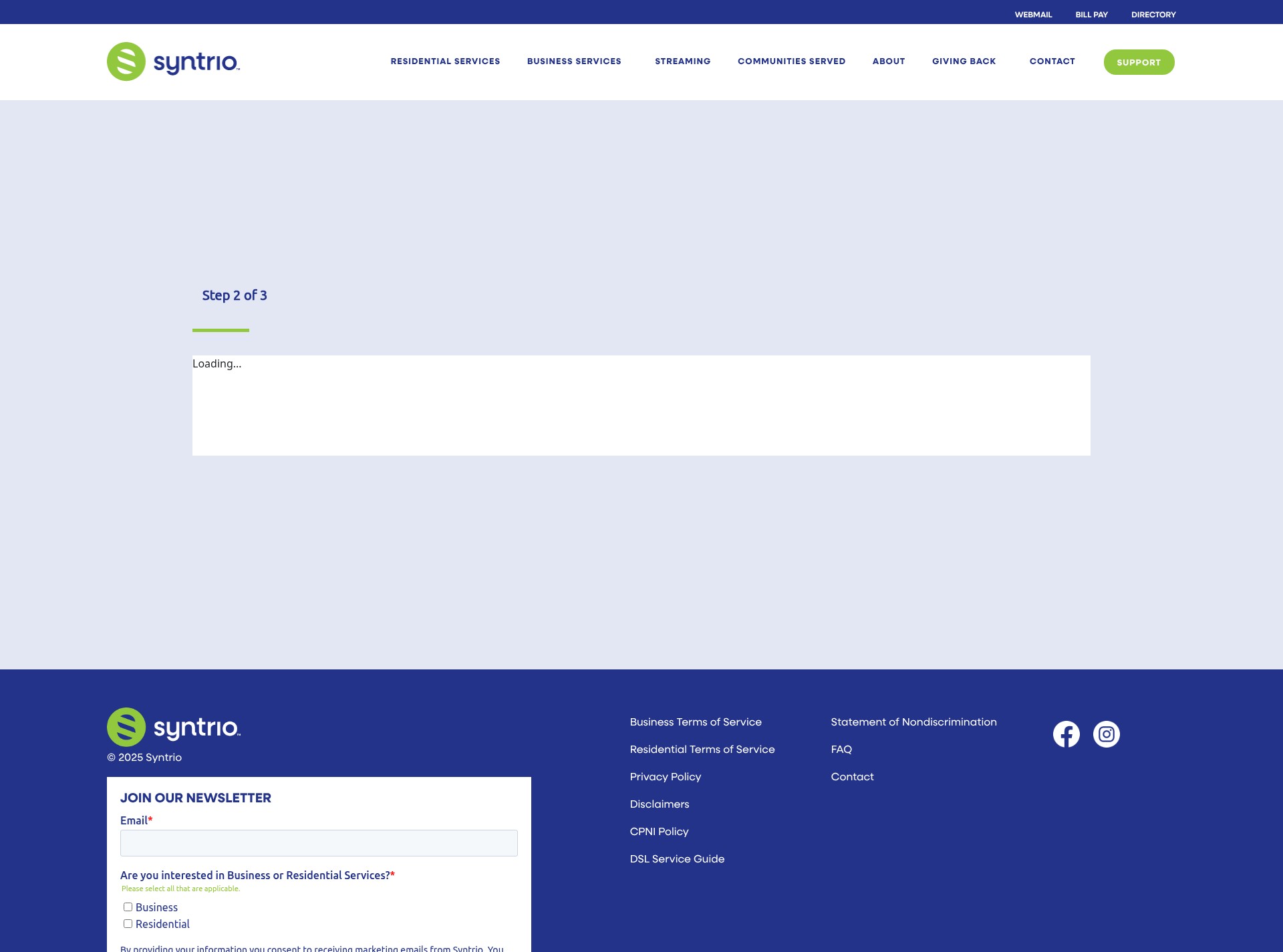 Landing Page