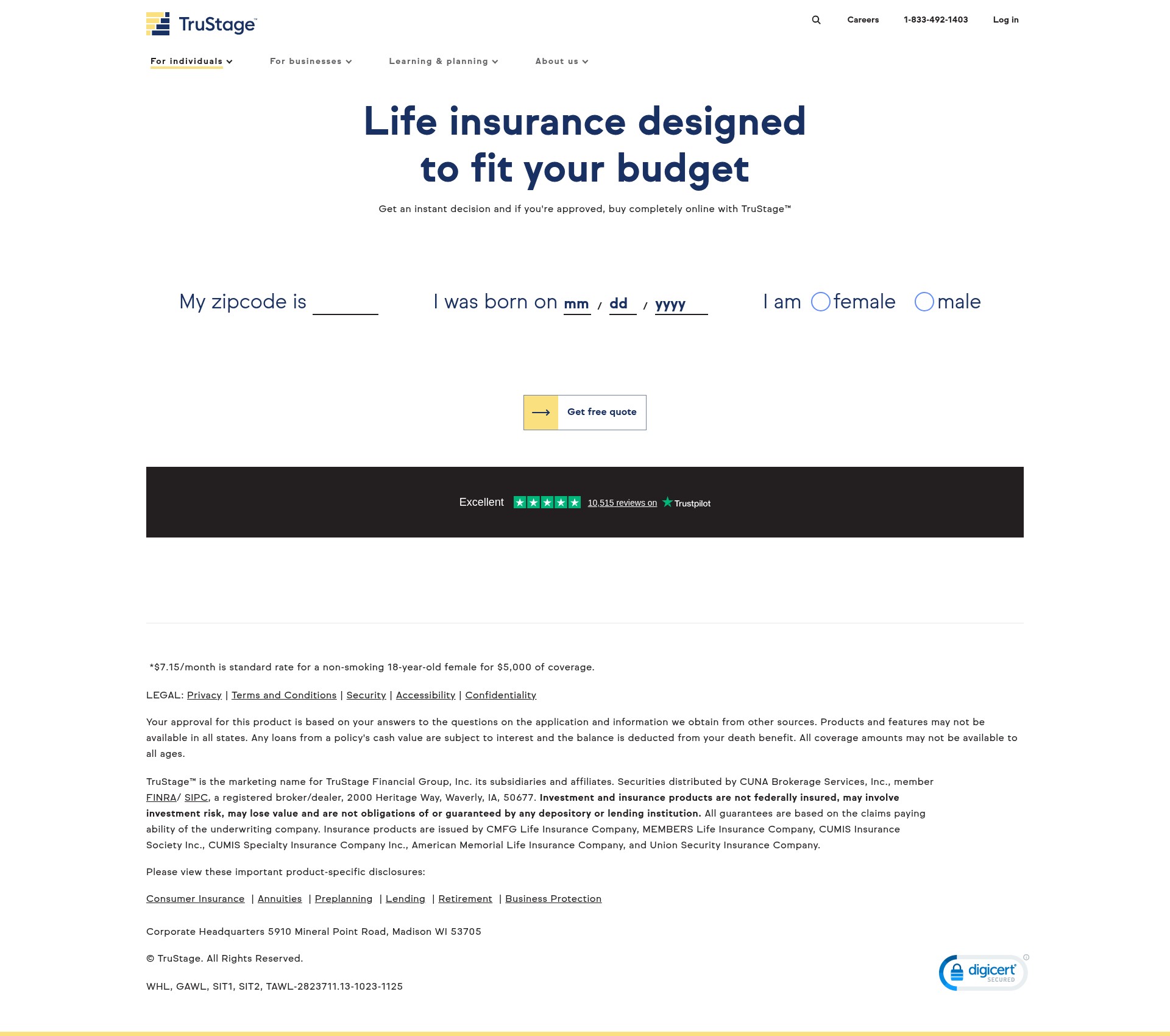 Landing Page