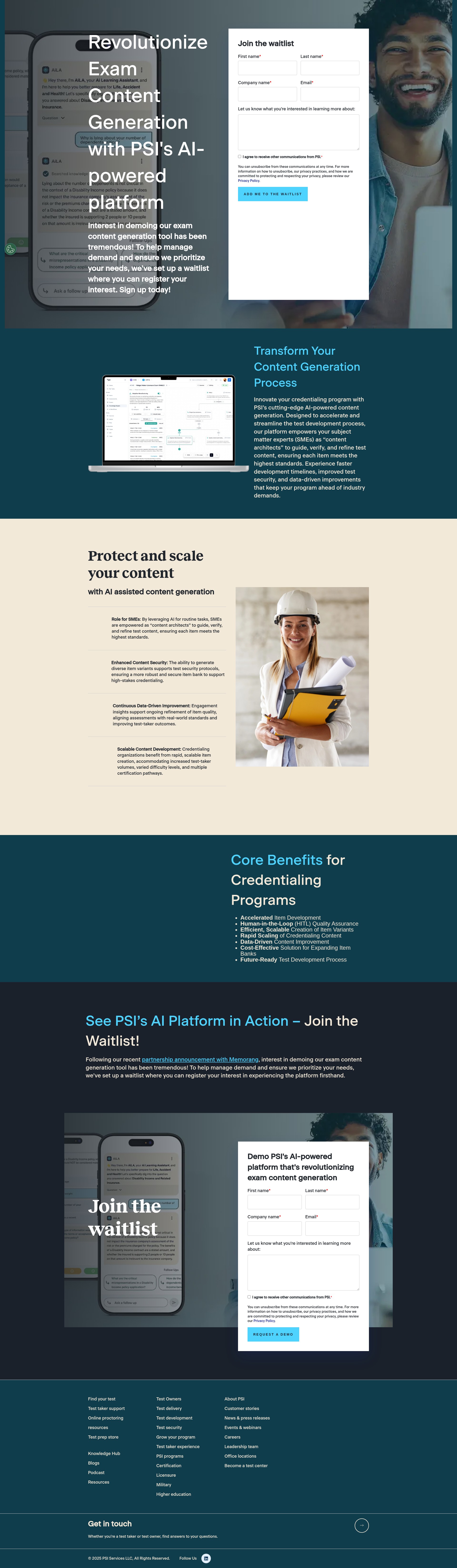 Landing Page