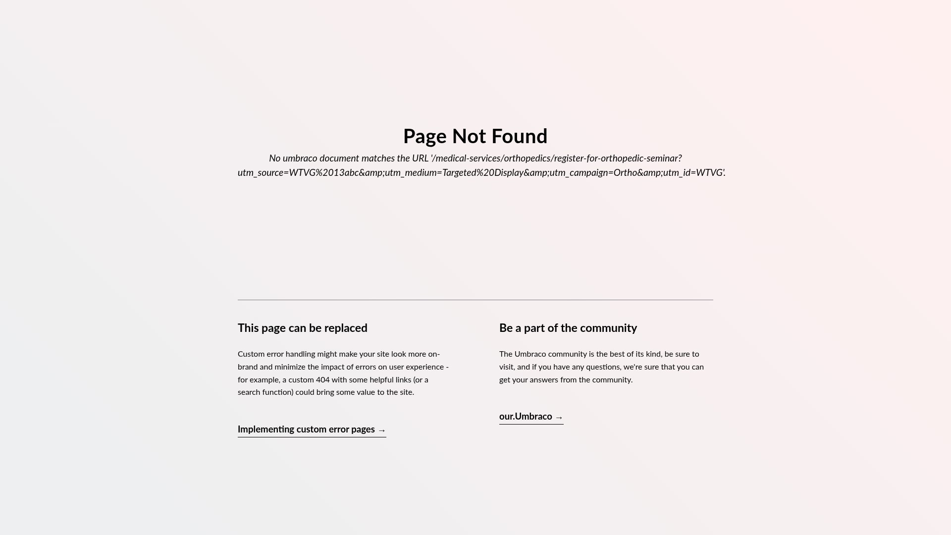 Landing Page