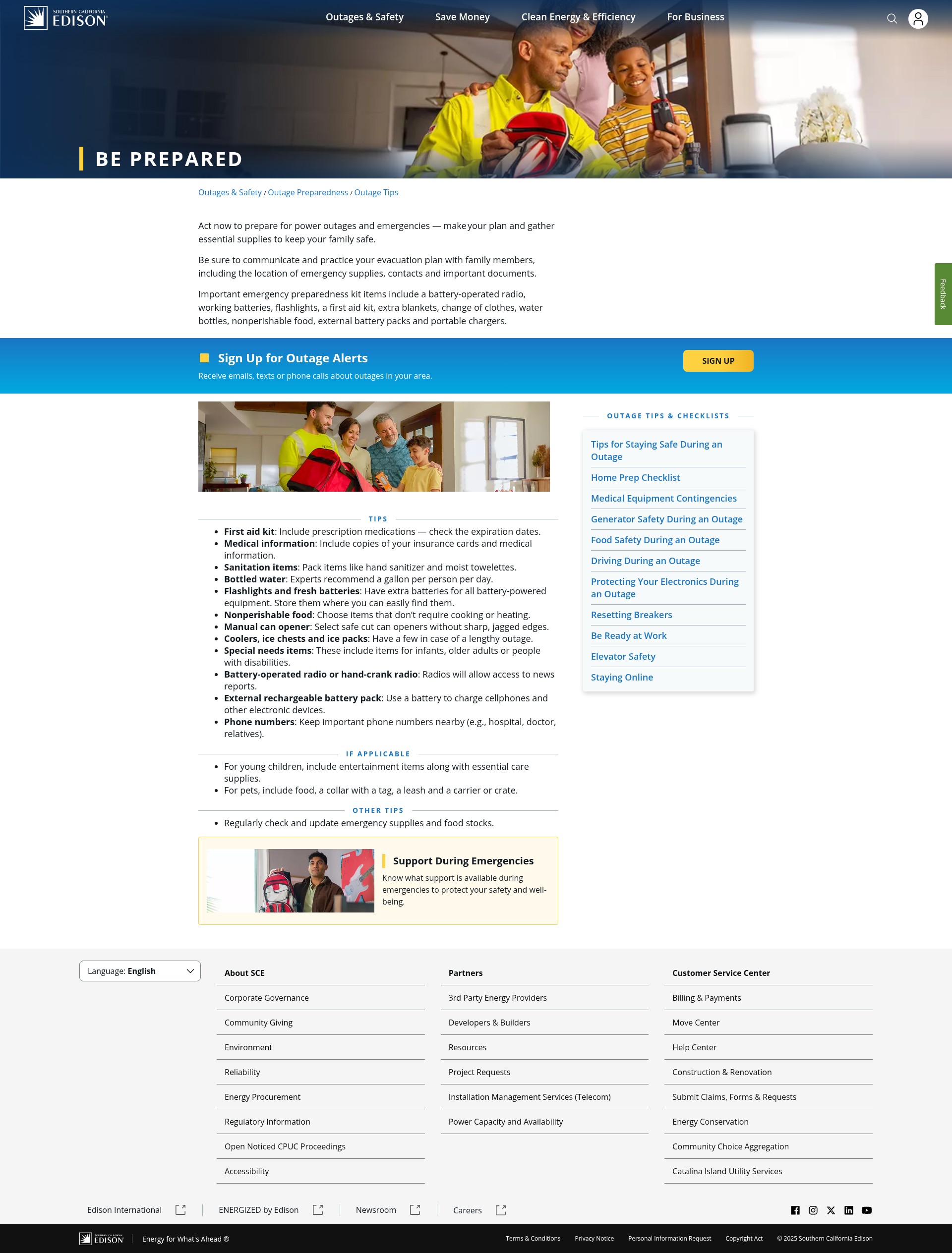 Landing Page