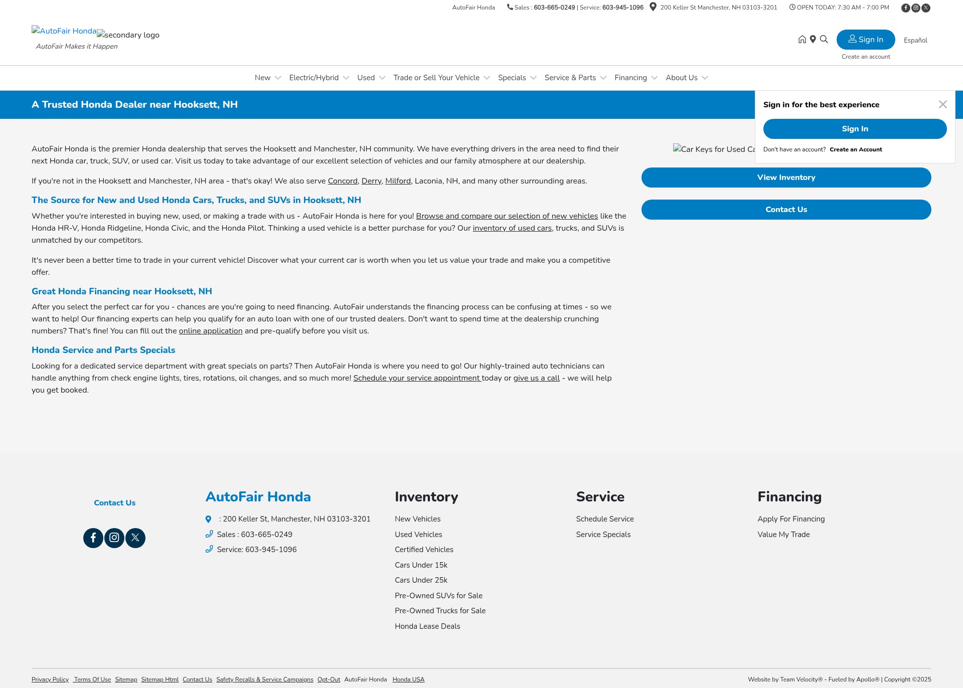 Landing Page