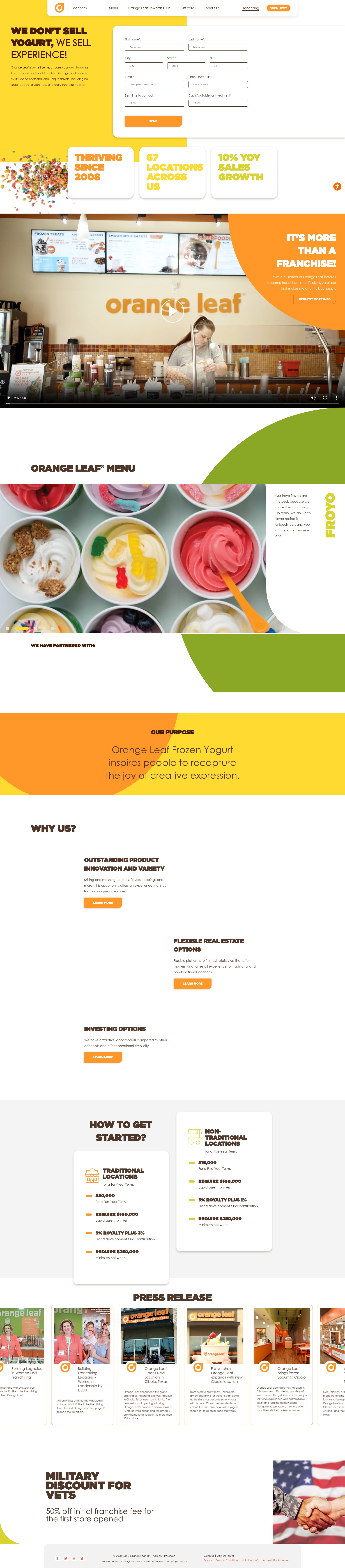 Landing Page