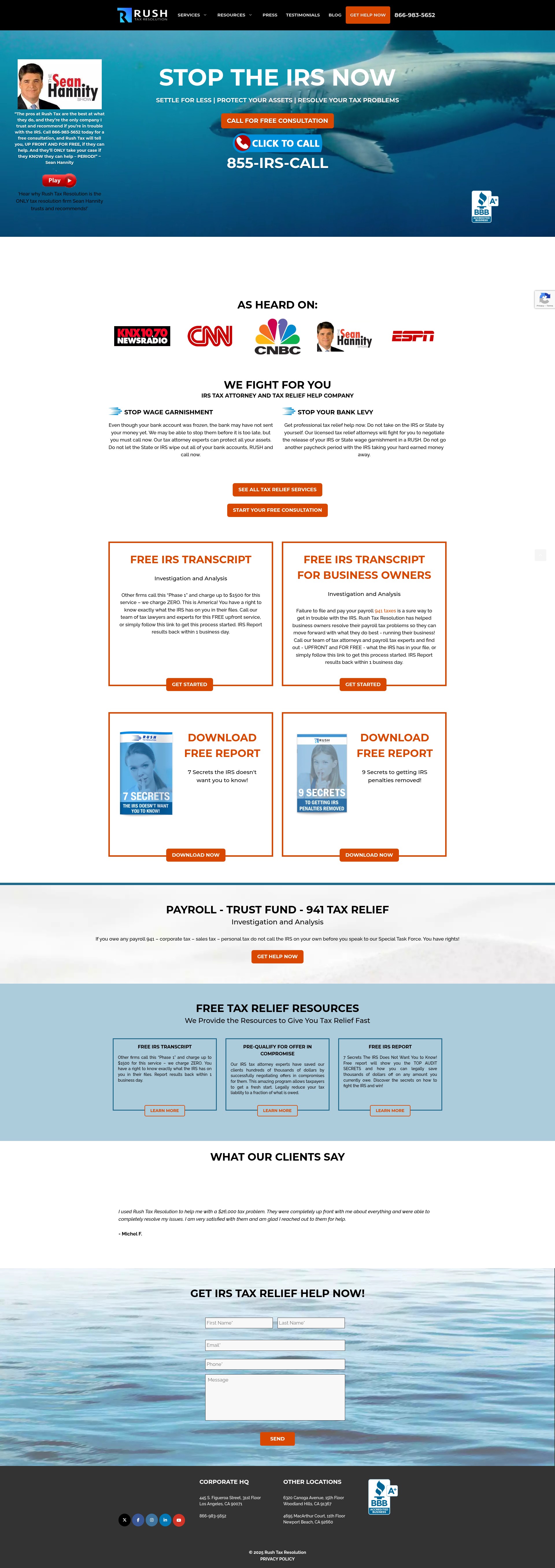 Landing Page