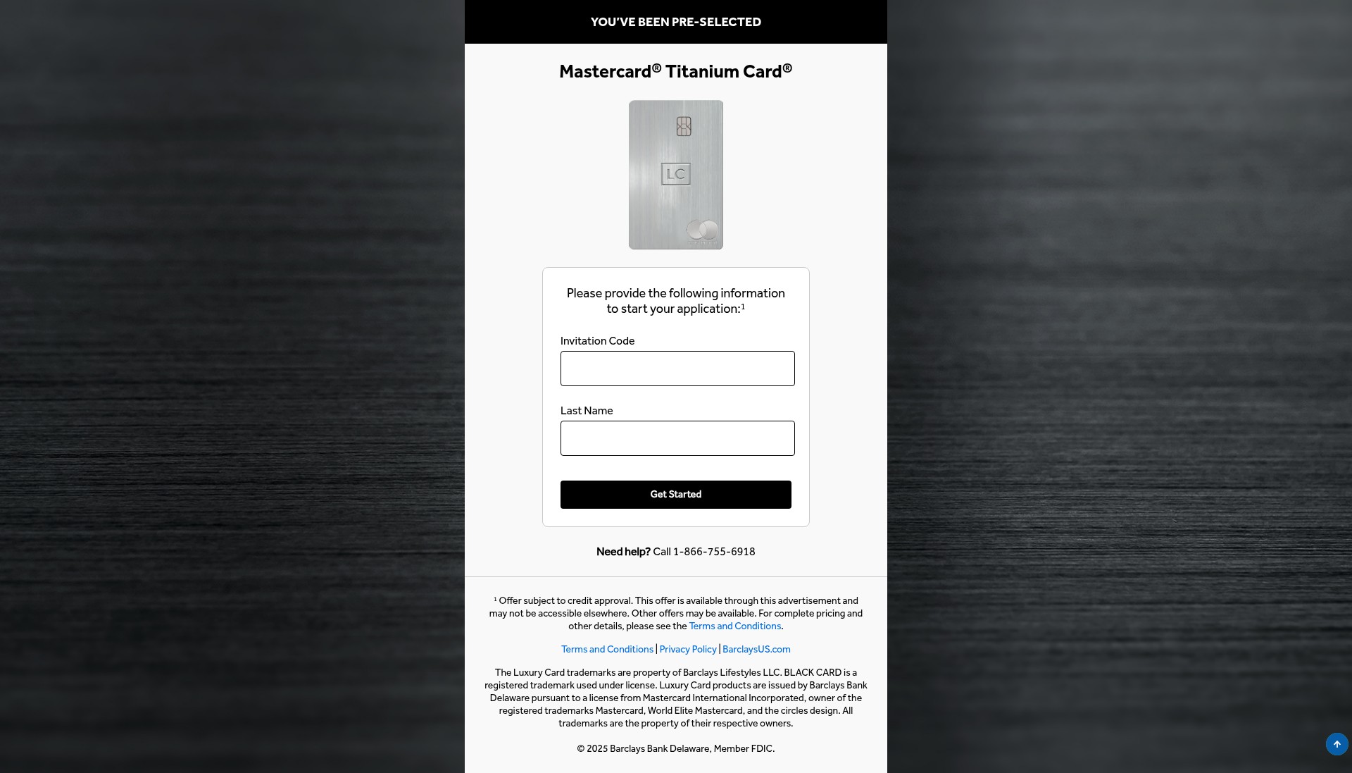 Landing Page