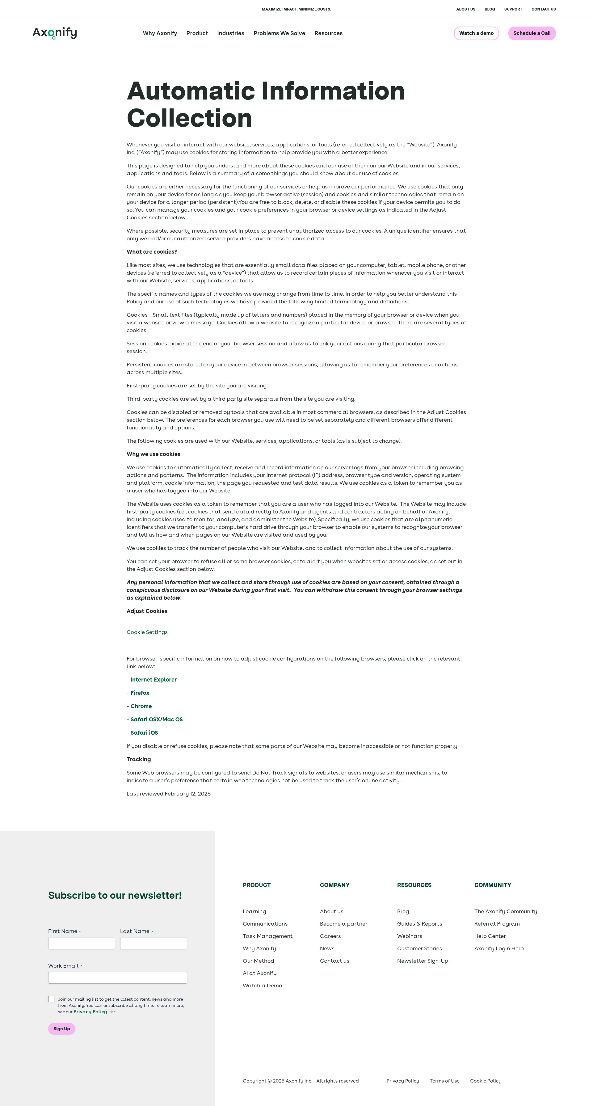 Landing Page