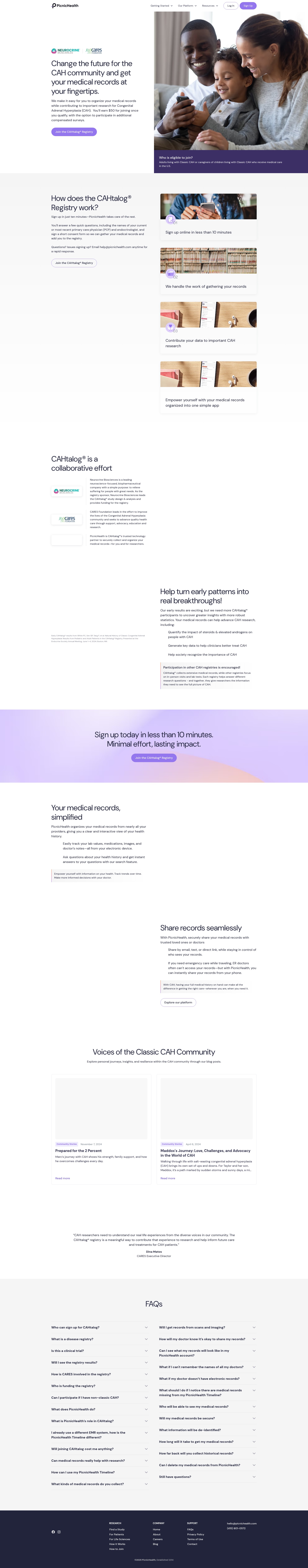 Landing Page