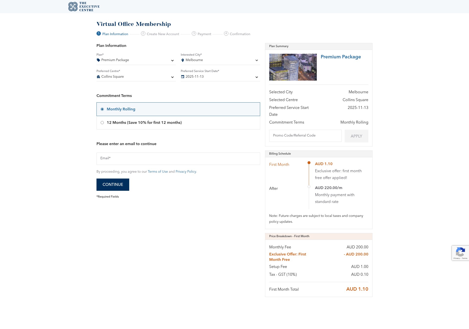 Landing Page