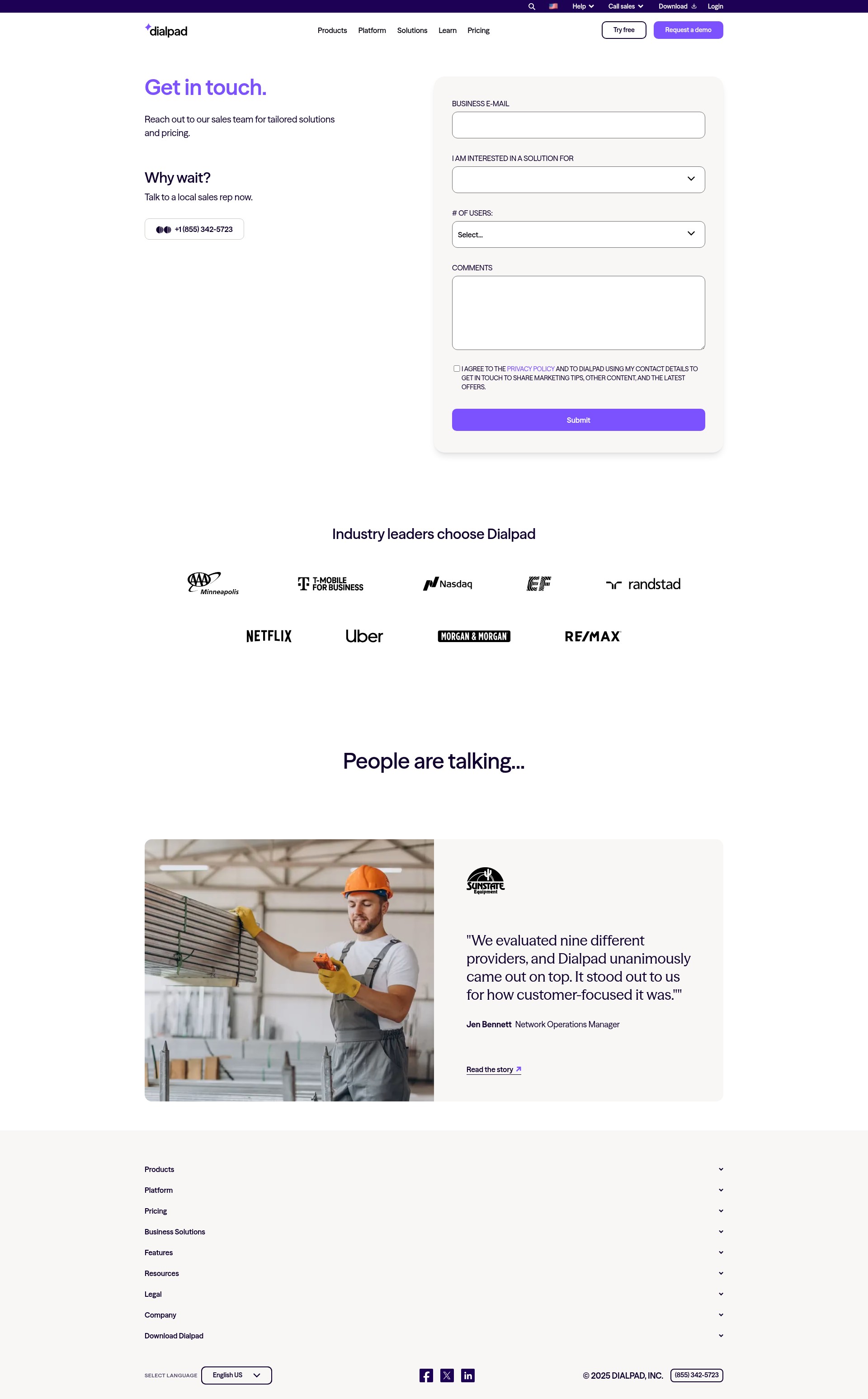 Landing Page