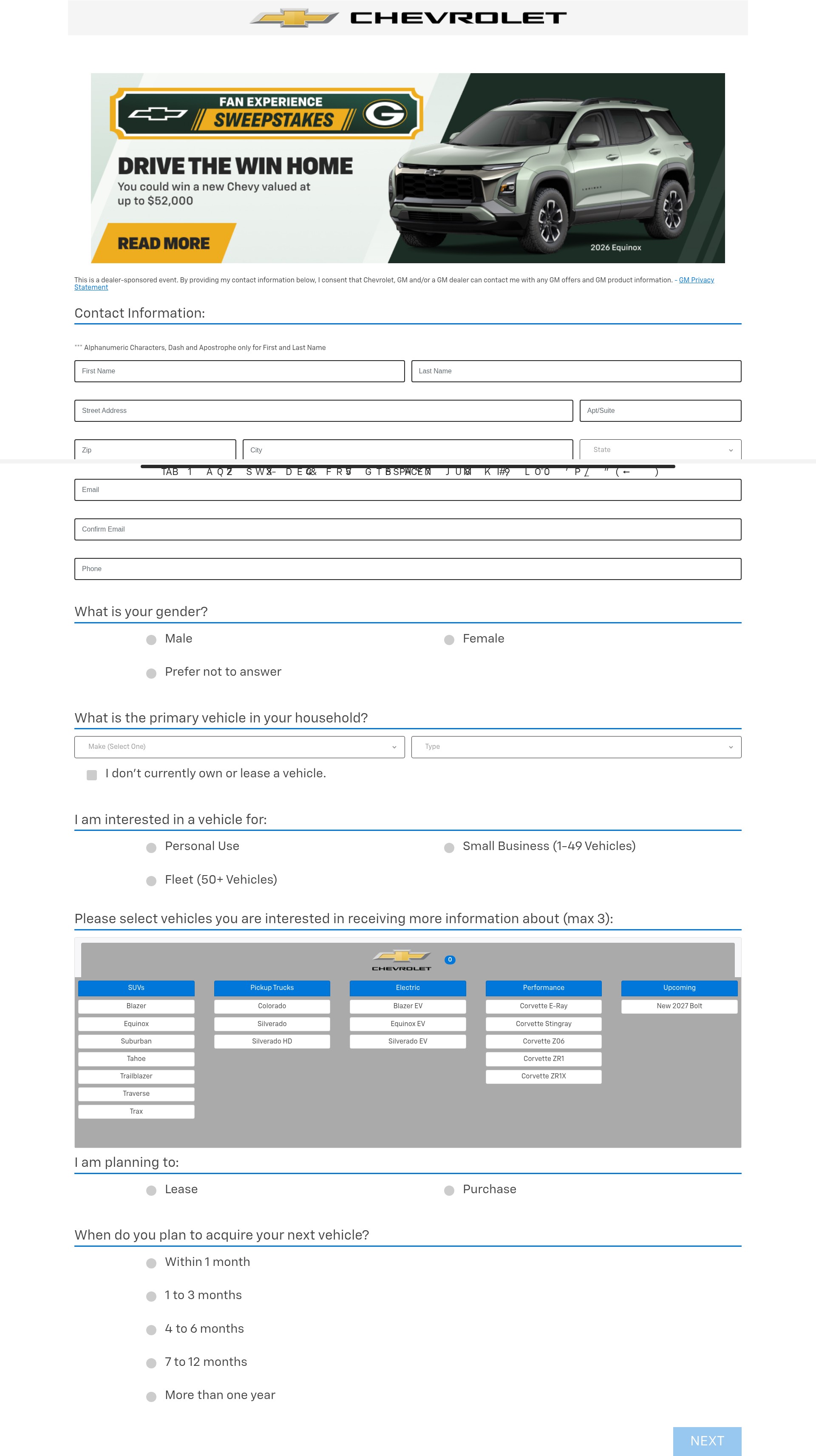 Landing Page