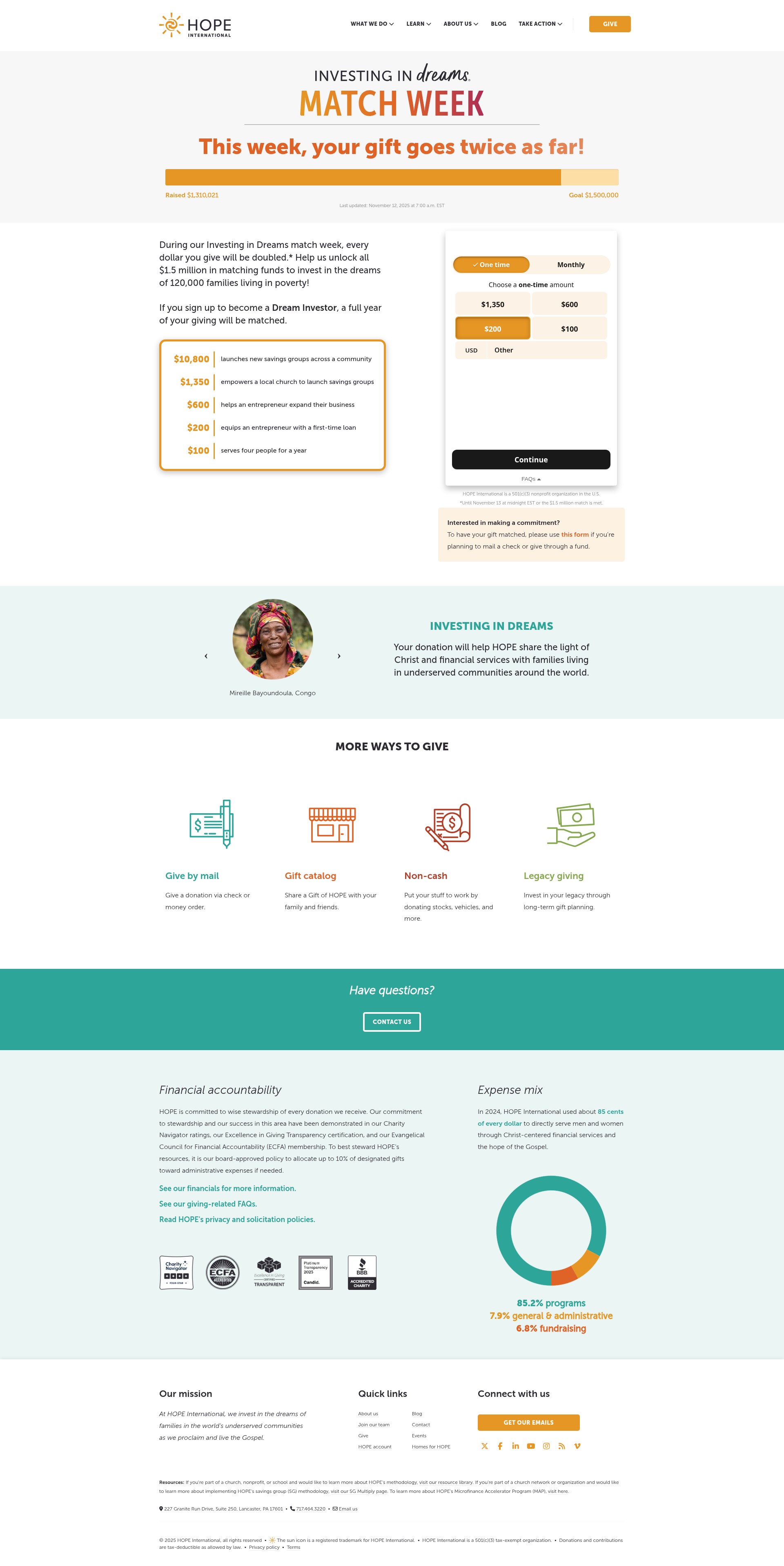 Landing Page