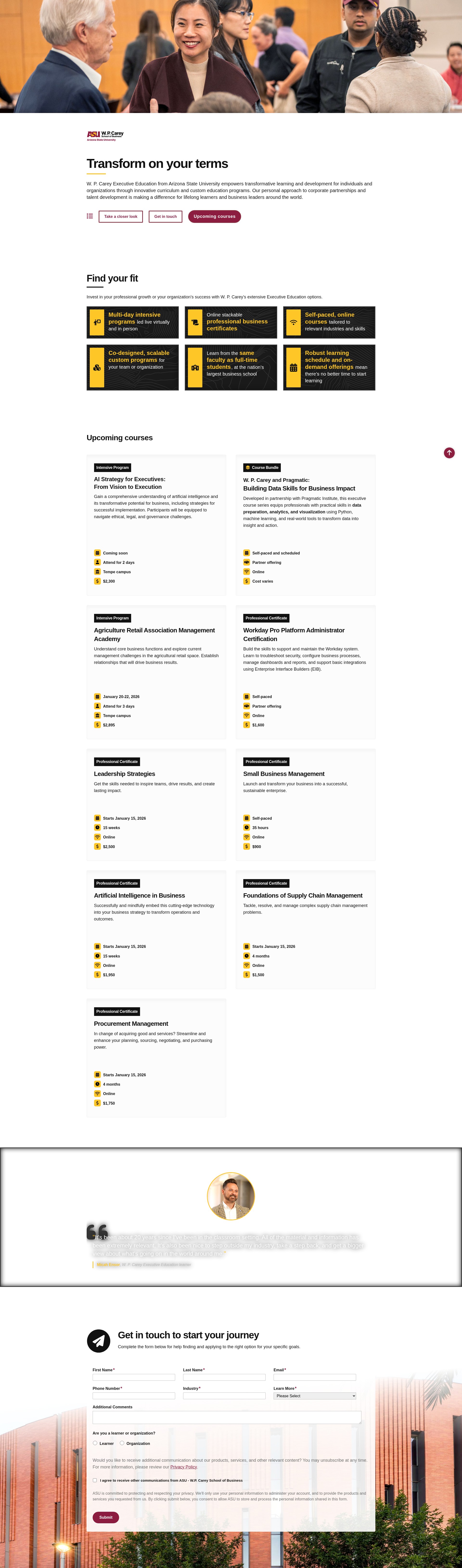 Landing Page