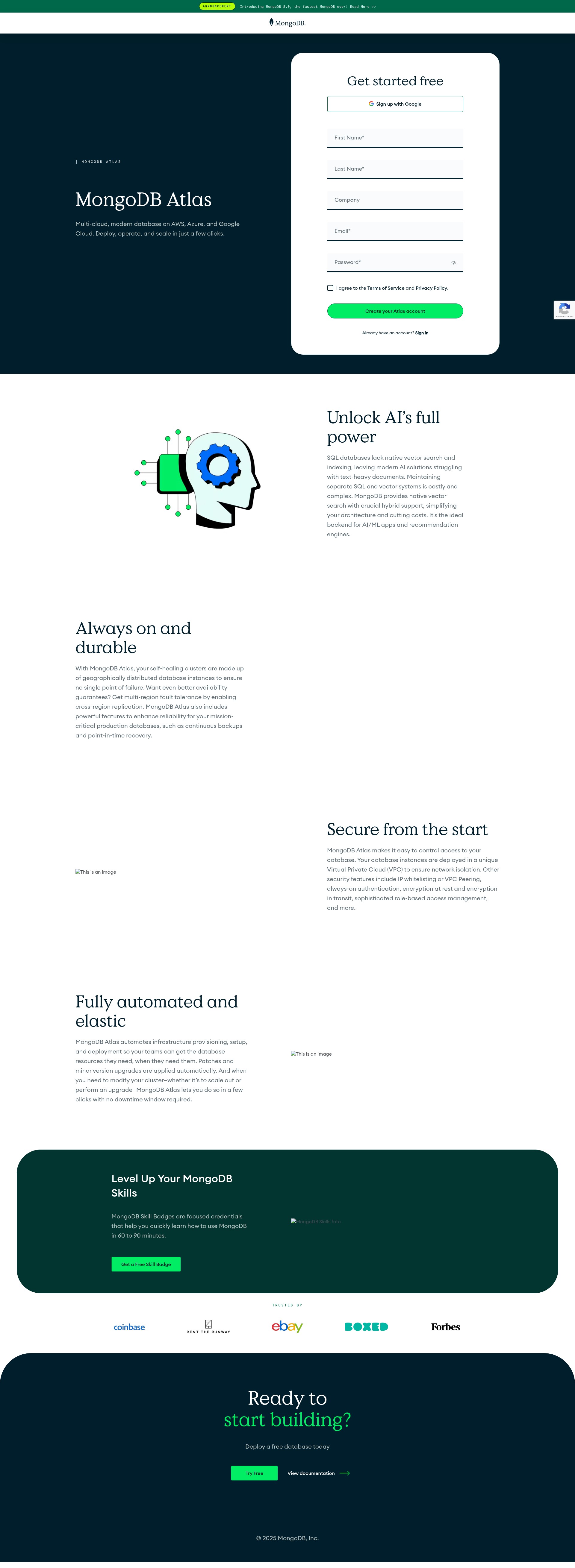 Landing Page
