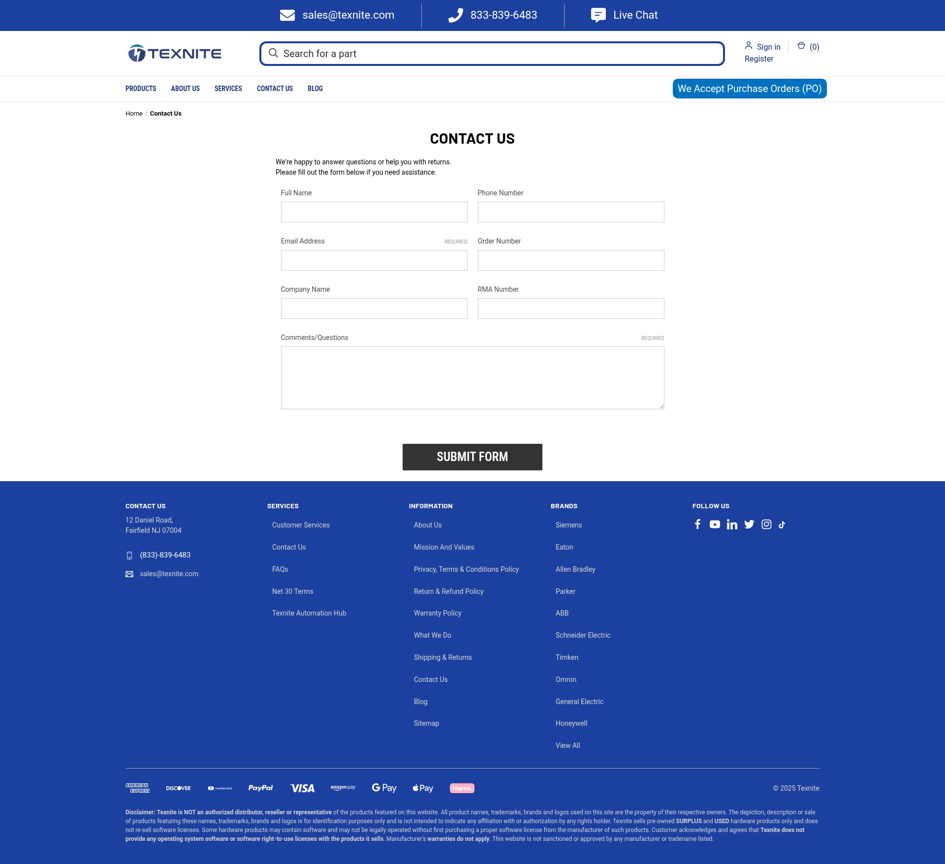 Landing Page