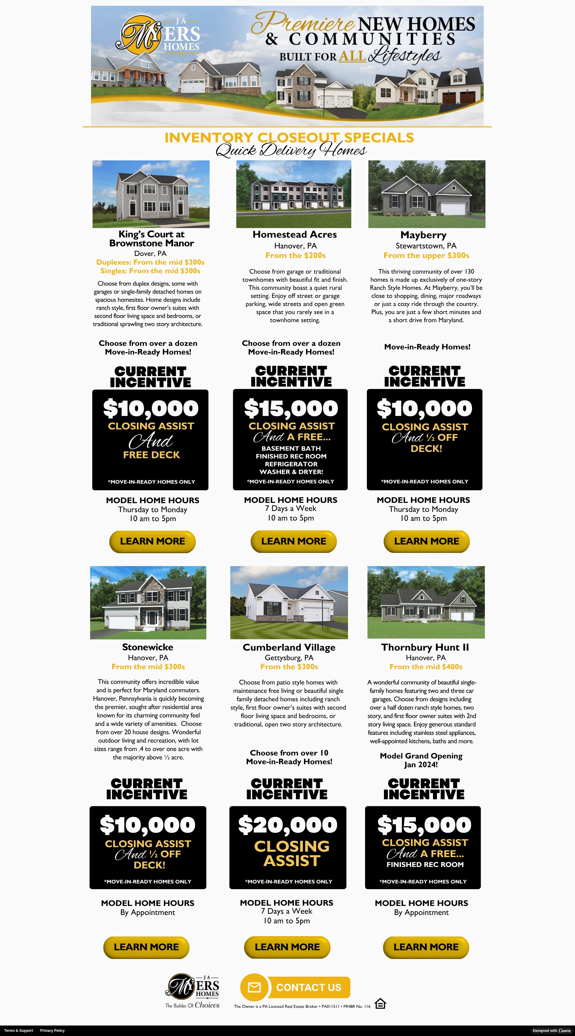 Landing Page