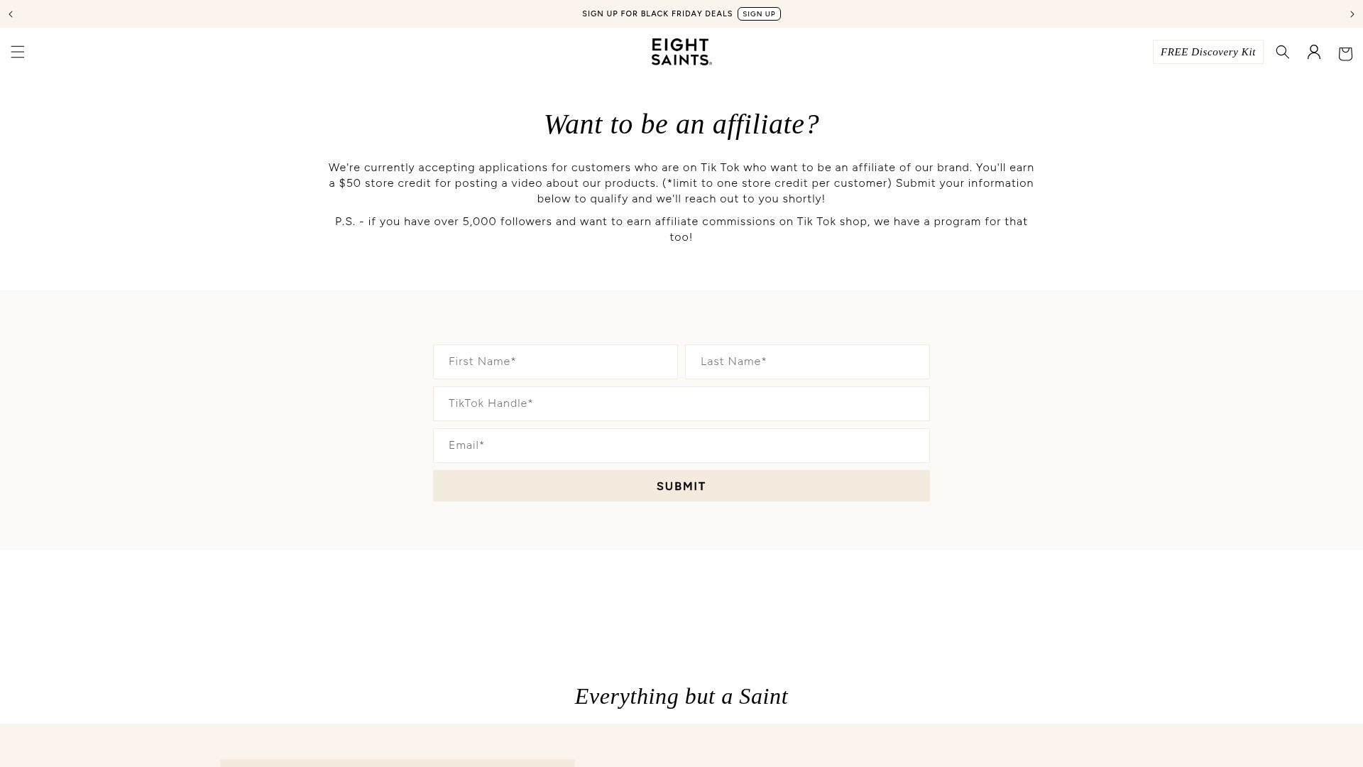 Landing Page