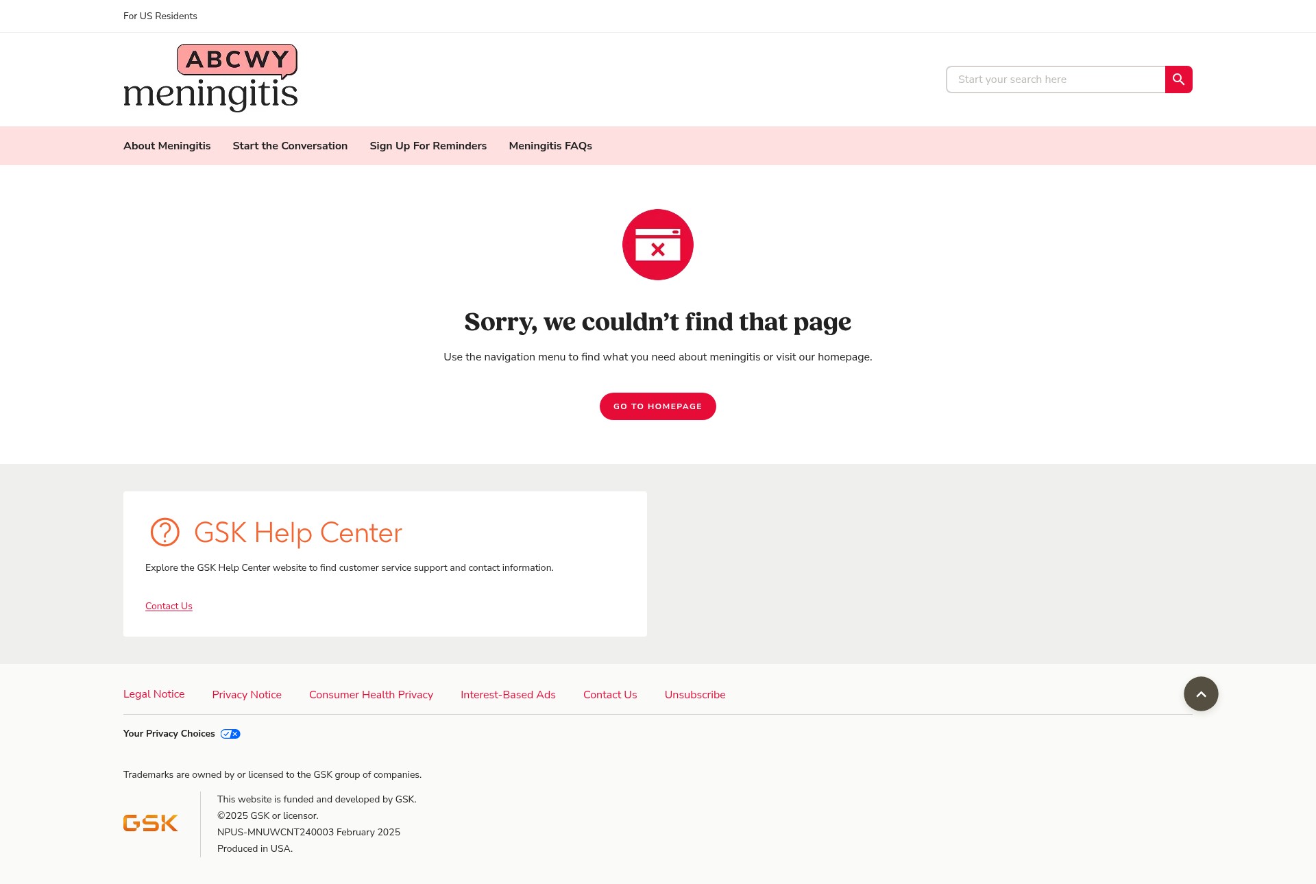 Landing Page