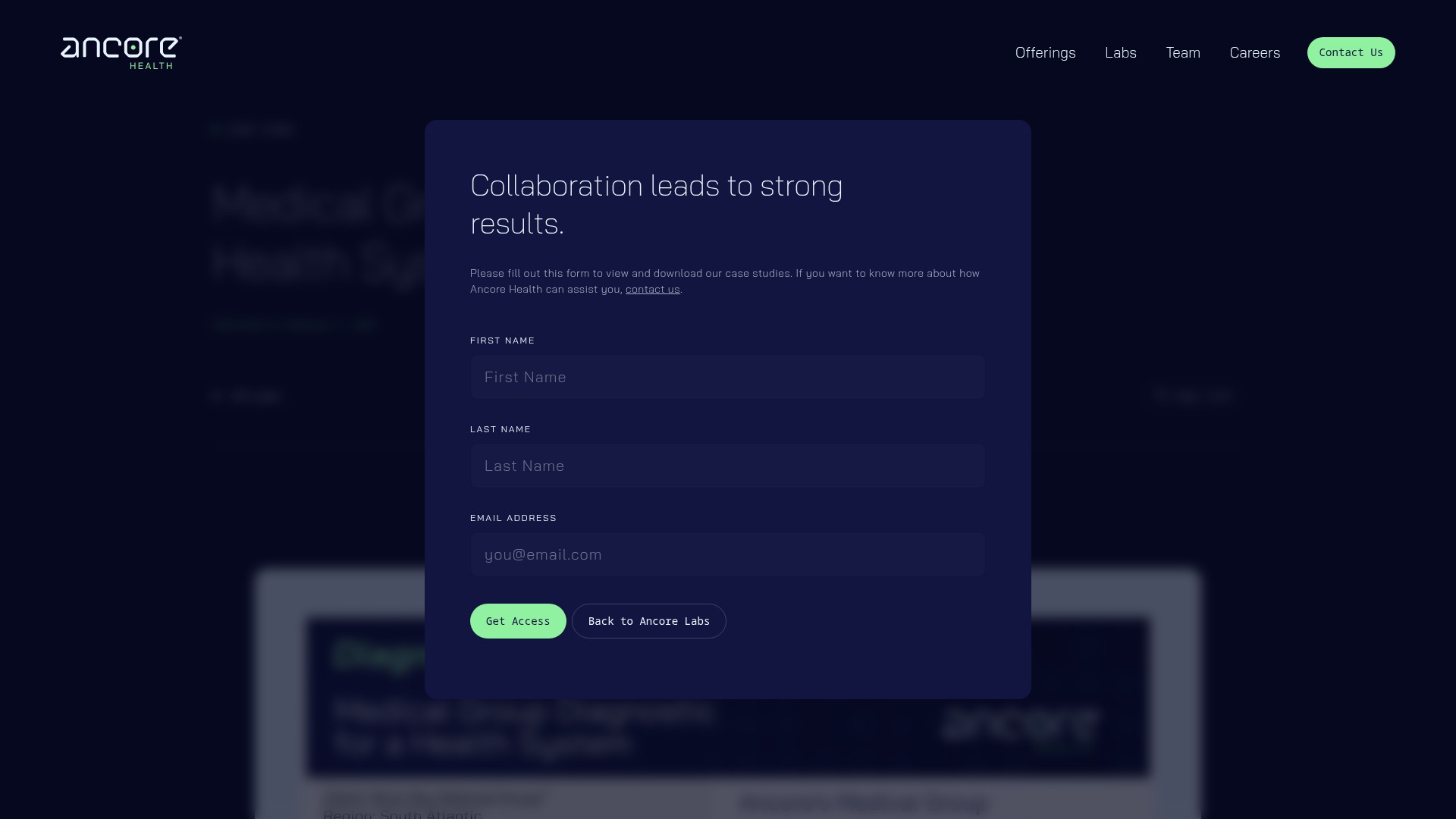 Landing Page