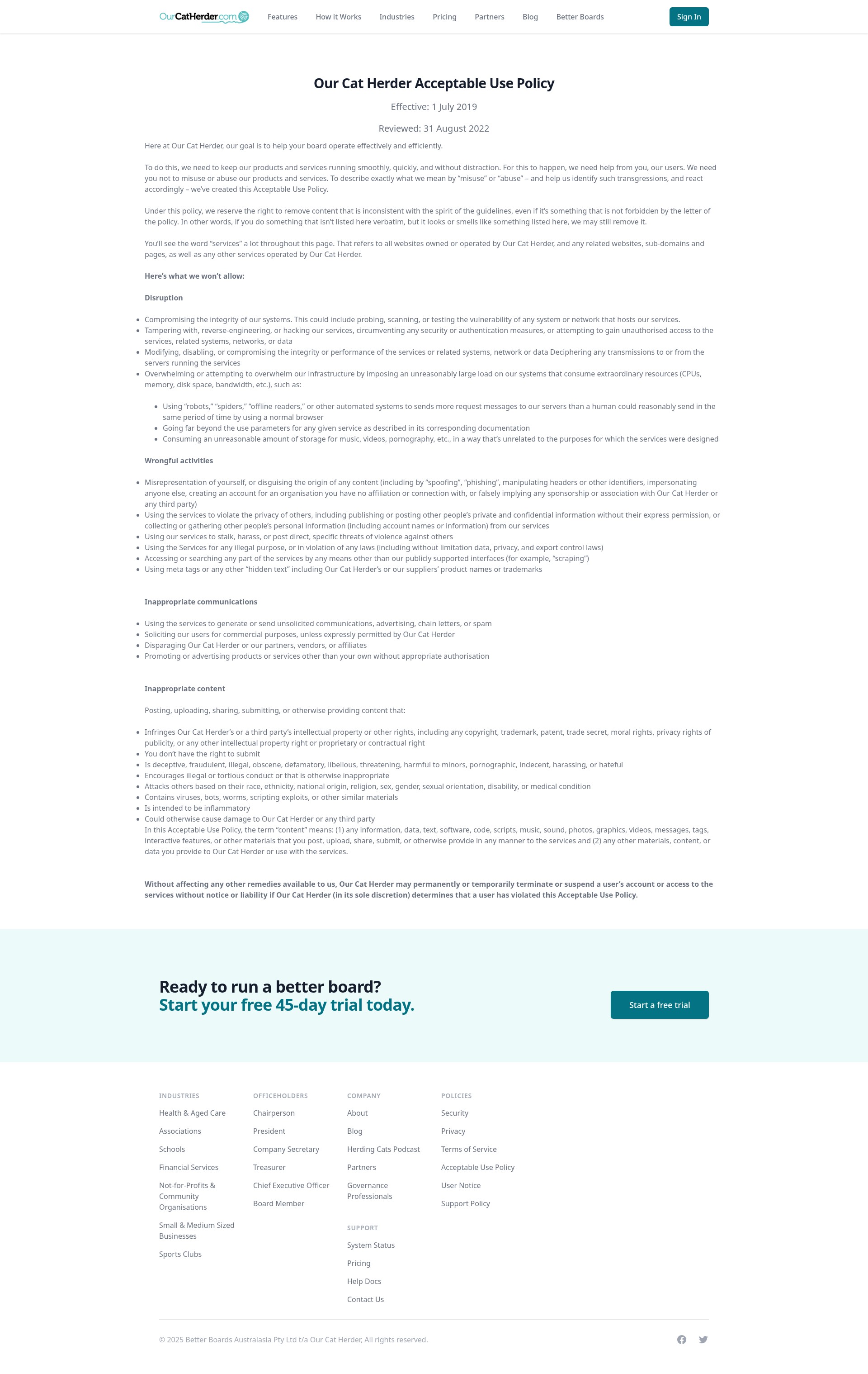 Landing Page