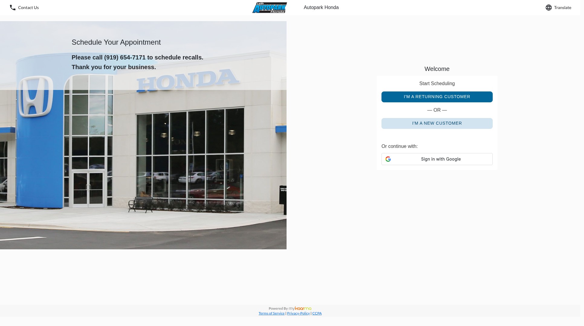 Landing Page