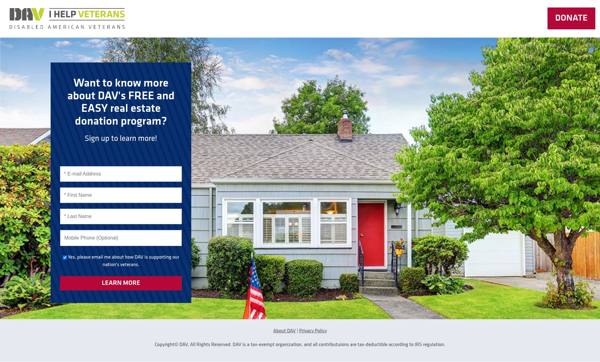 Landing Page