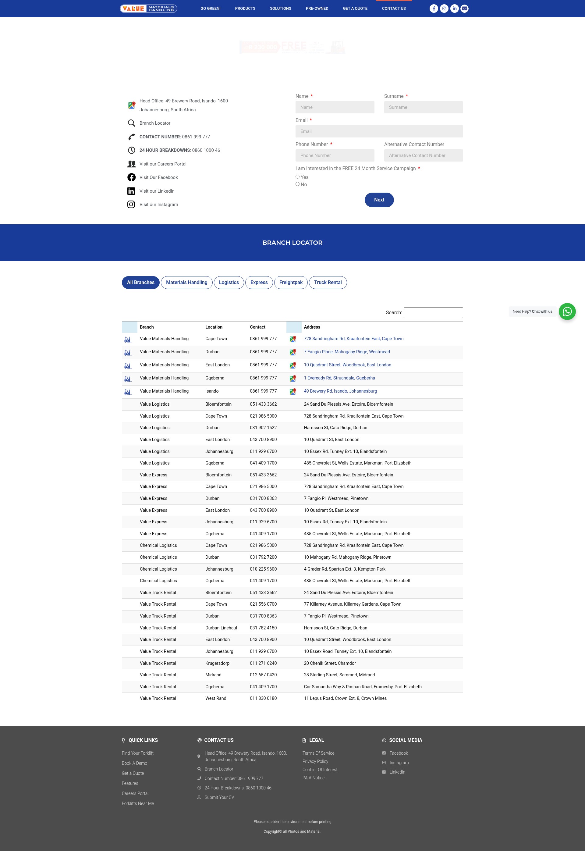 Landing Page