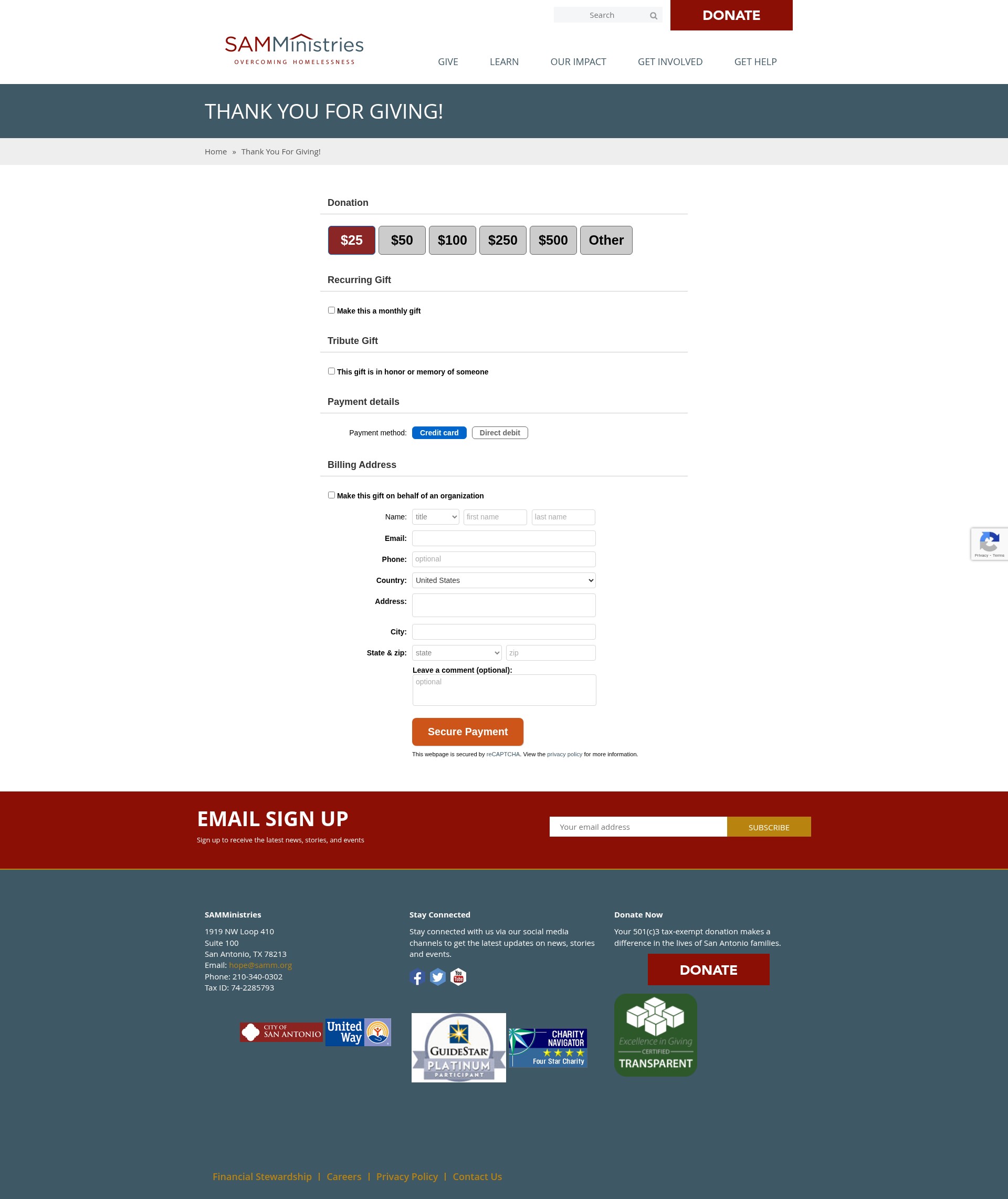 Landing Page