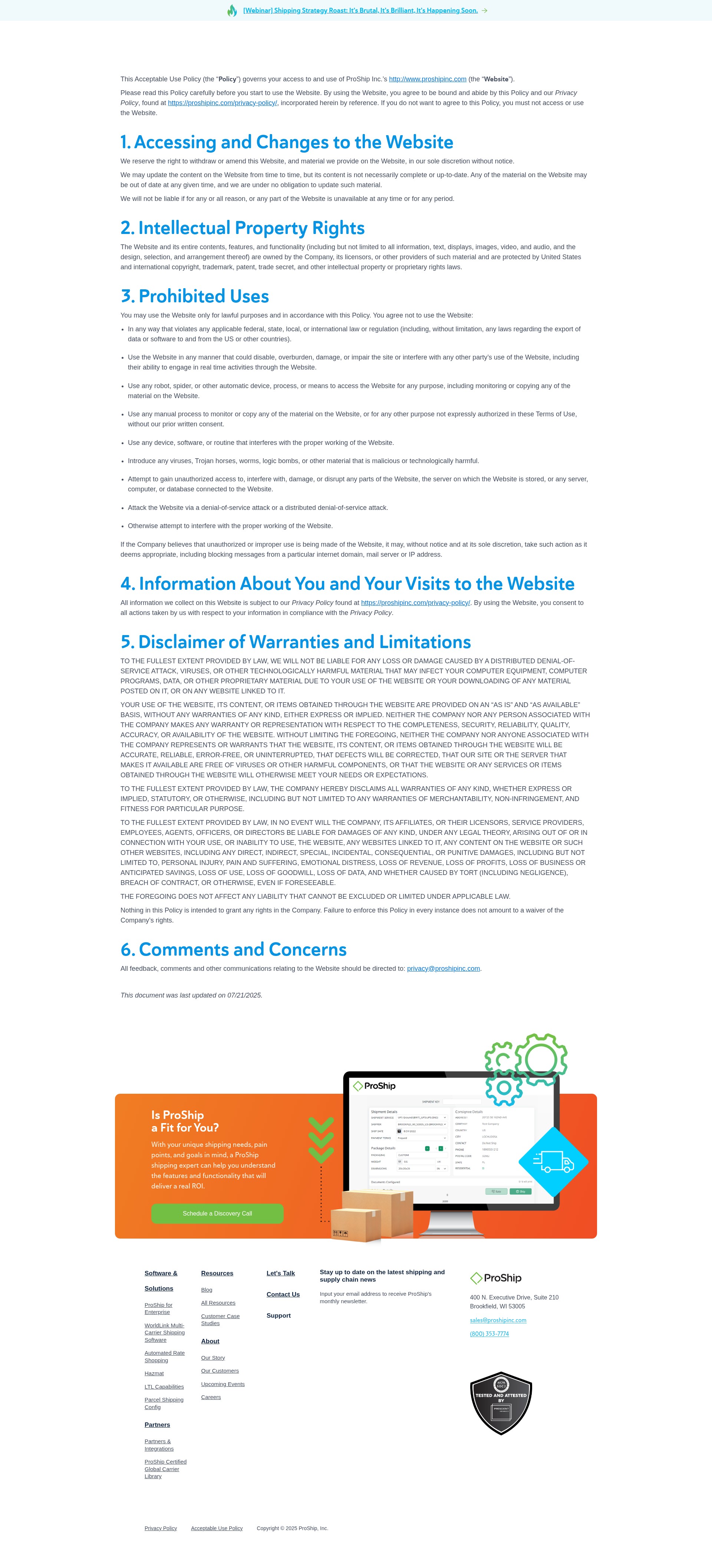 Landing Page