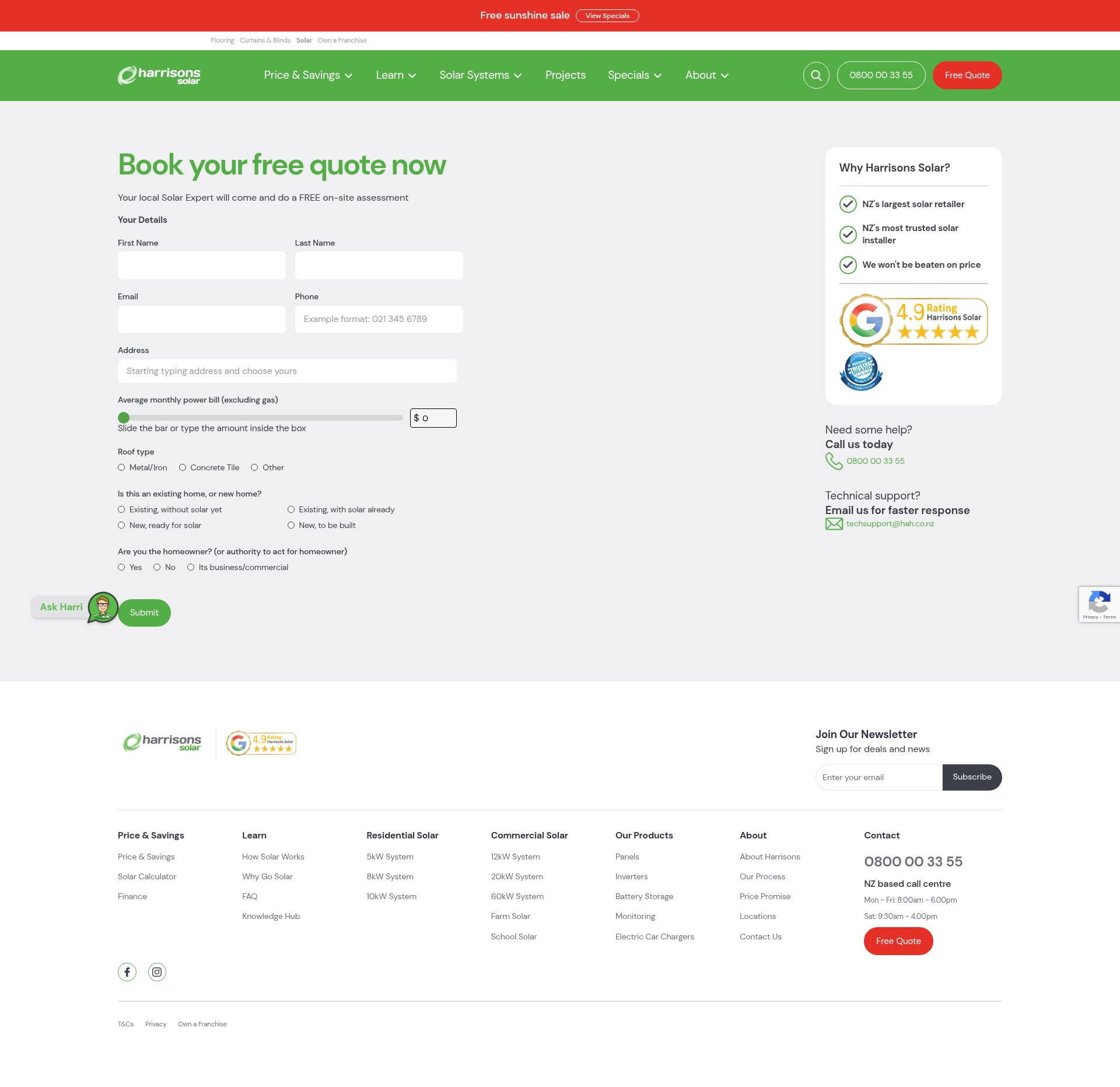 Landing Page