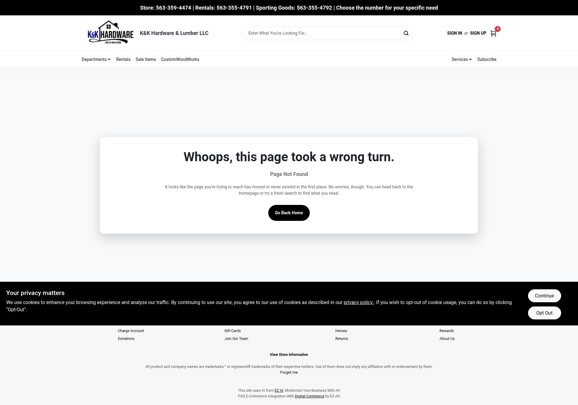 Landing Page